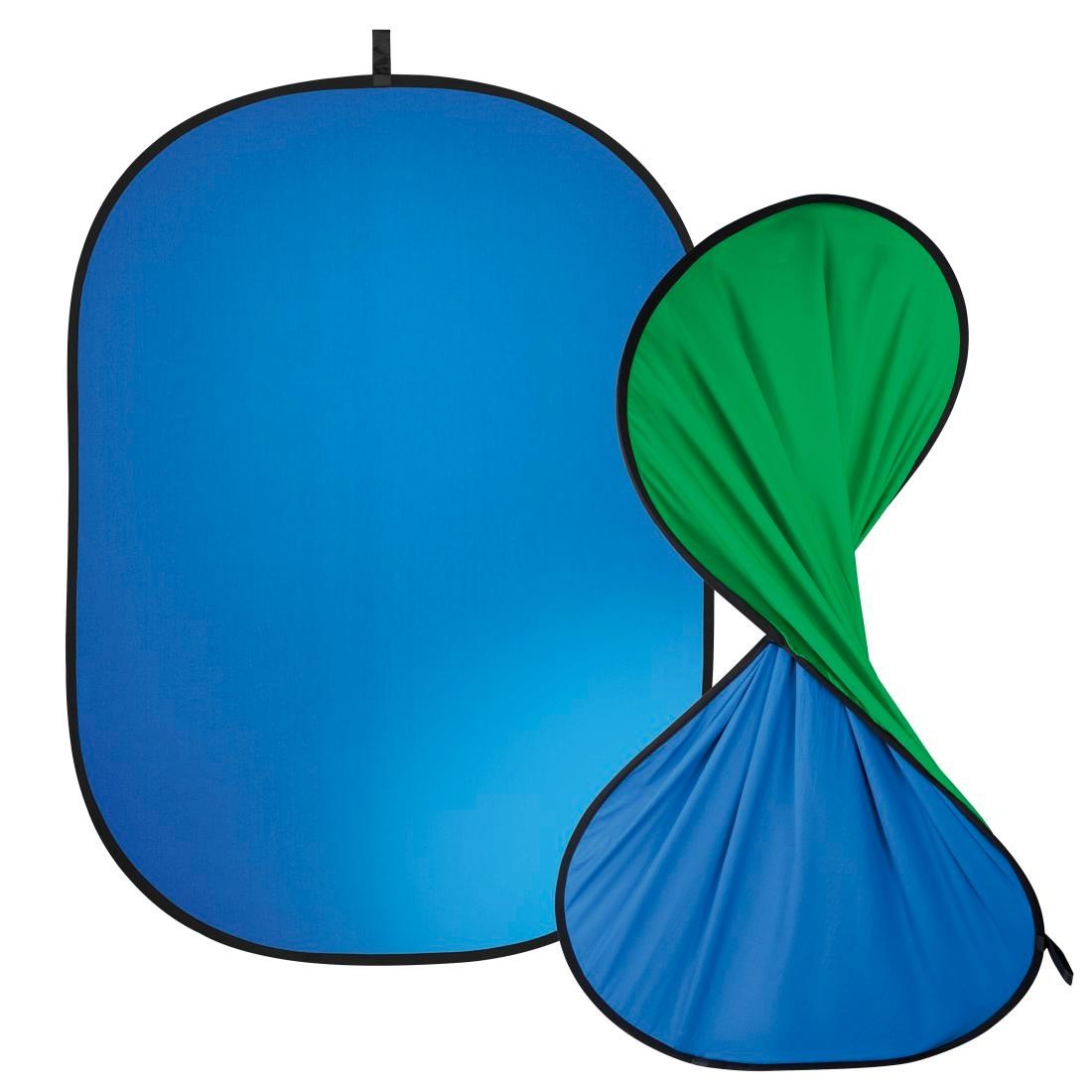 Hama Fotohintergrund »Mobiler Greenscreen u. Bluescreen Baumwolle 150x200 cm«