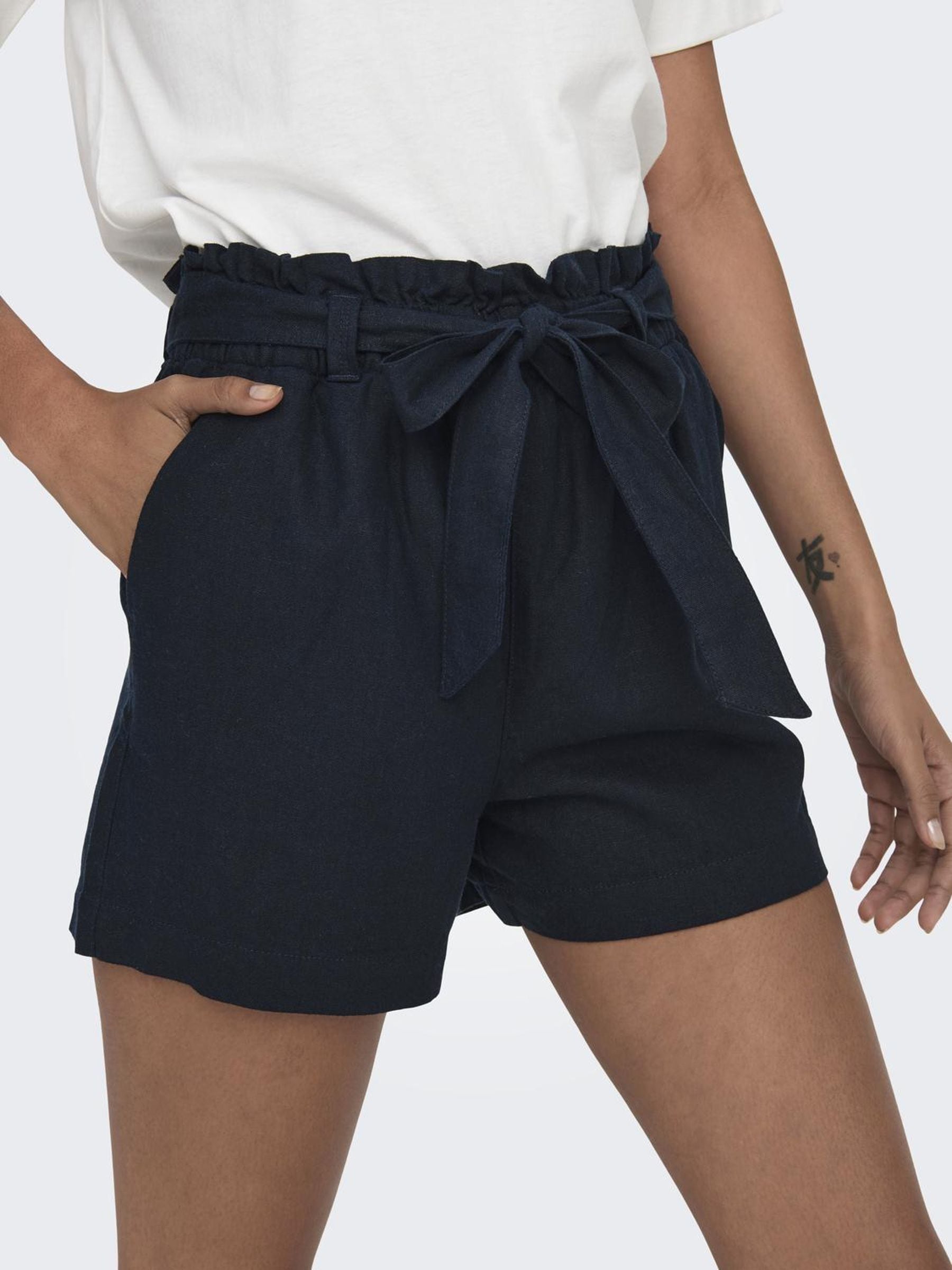 JDY Shorts »JDYSAY MW LINEN SHORTS WVN NOOS«