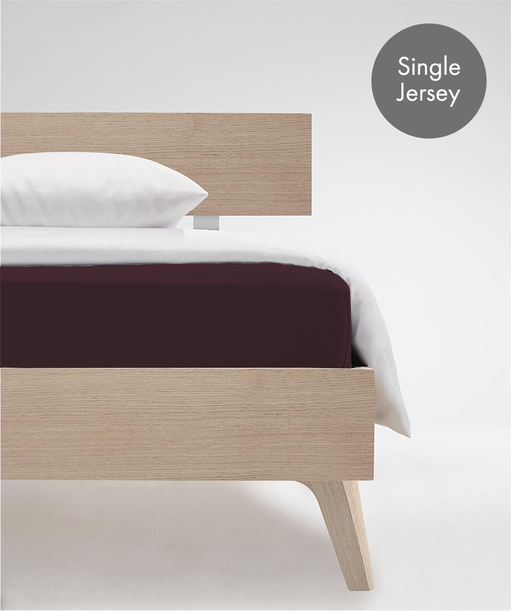 Fleuresse Spannbettlaken »Jenny C aus feinfädigem Mako-Jersey« für Matratzen bis 23 cm Höhe in lila, Größe 140-160x200 150x200 23