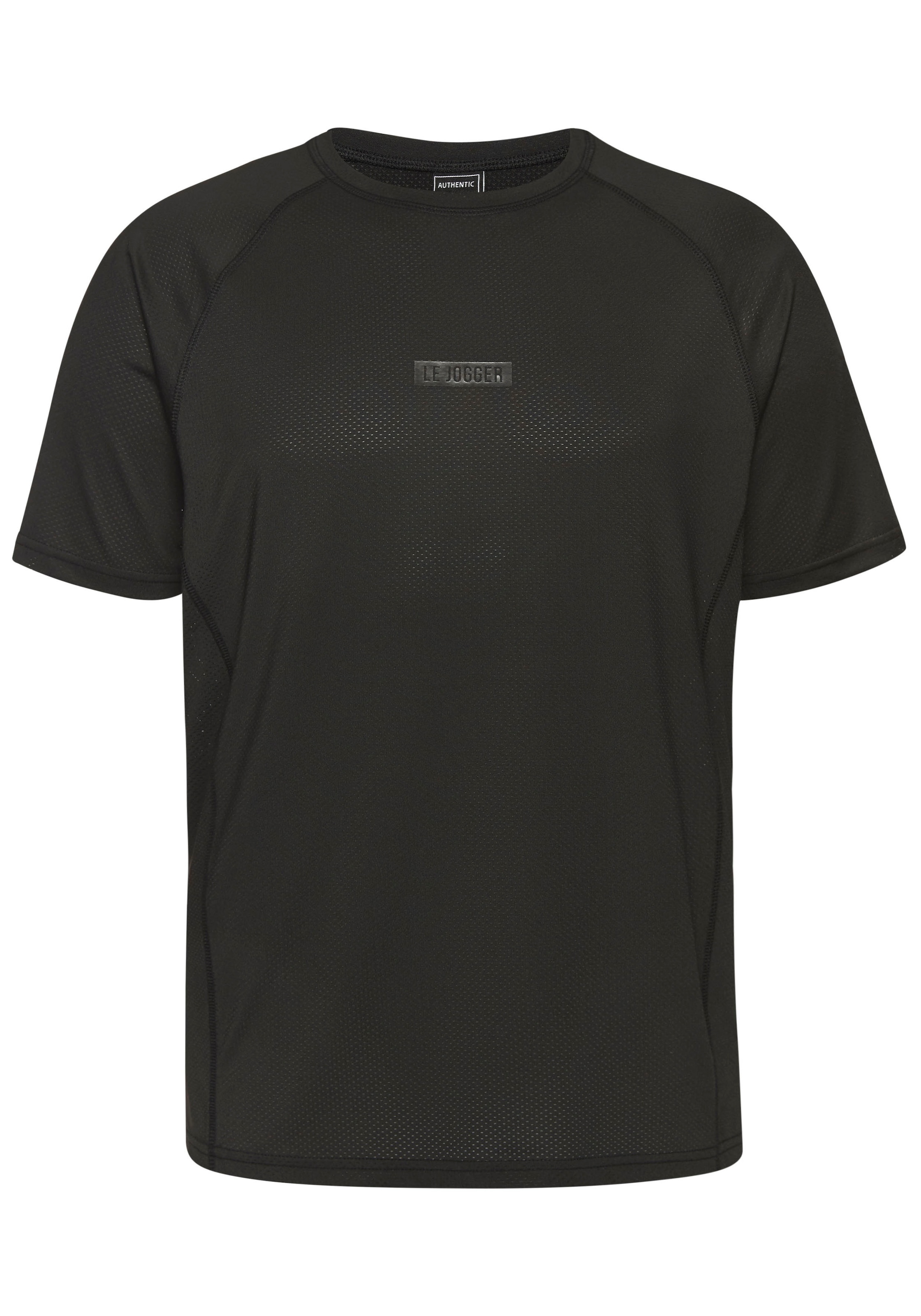 AUTHENTIC LE JOGGER T-Shirt, elastisches Shirt mit Logodruck
