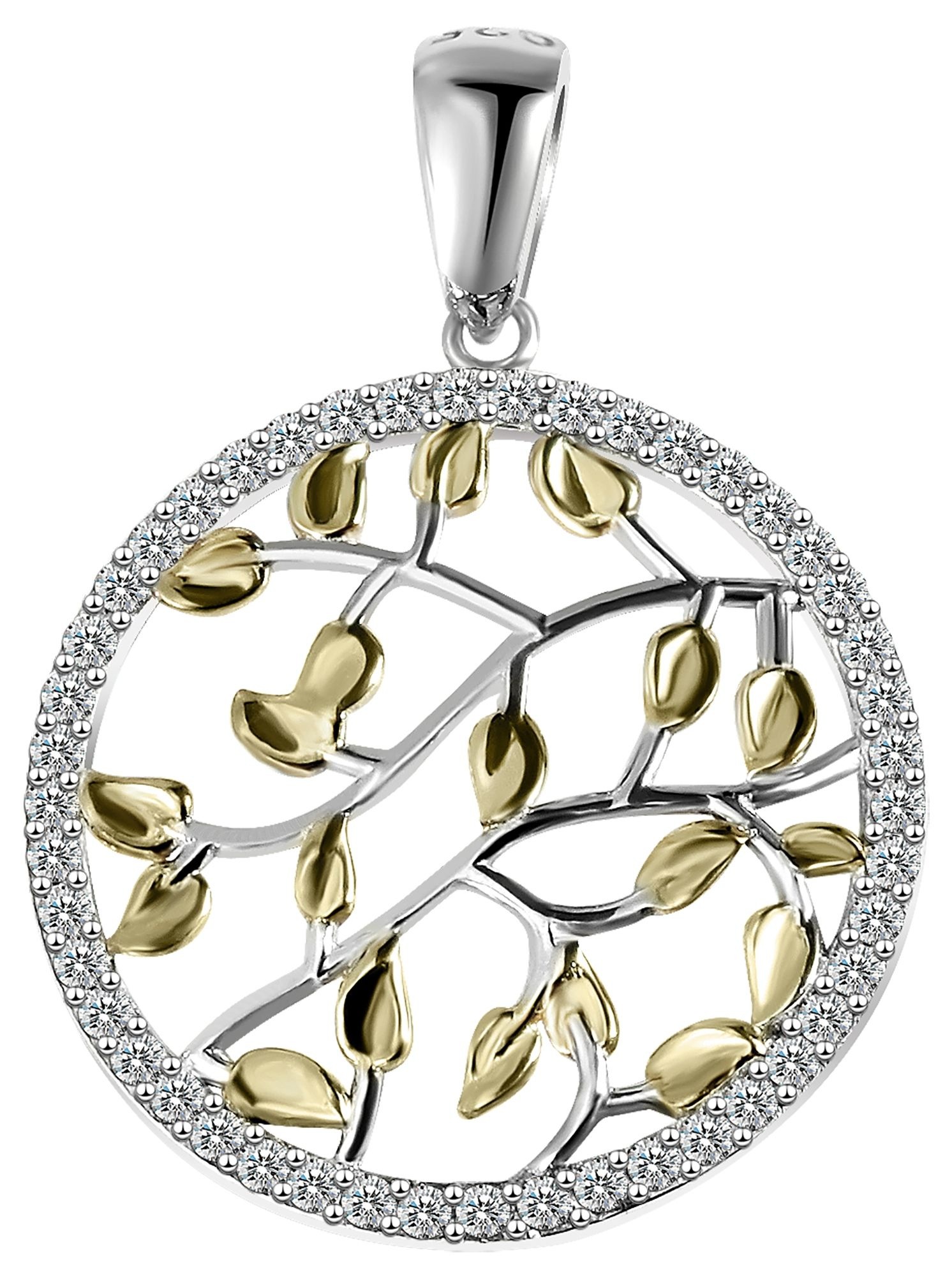 Adelia´s Kettenanhänger »Damen Anhänger aus 925 Silber mit Zirkonia«