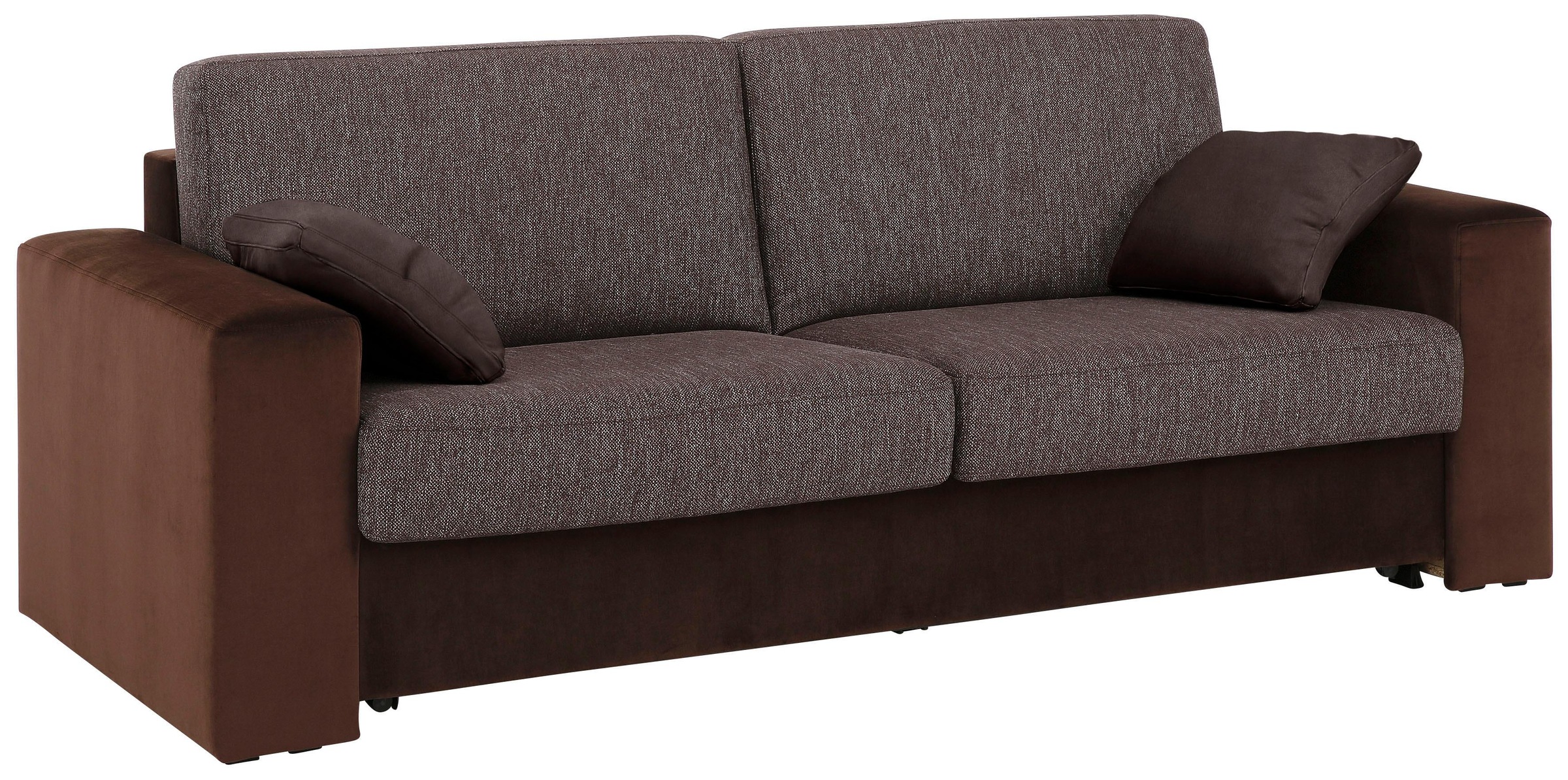 Home affaire Schlafsofa »Roma Matratzenhöhe 14 cm«, Dauerschlaffunktion, mit Unterfederung, Lattenrost, Matratze