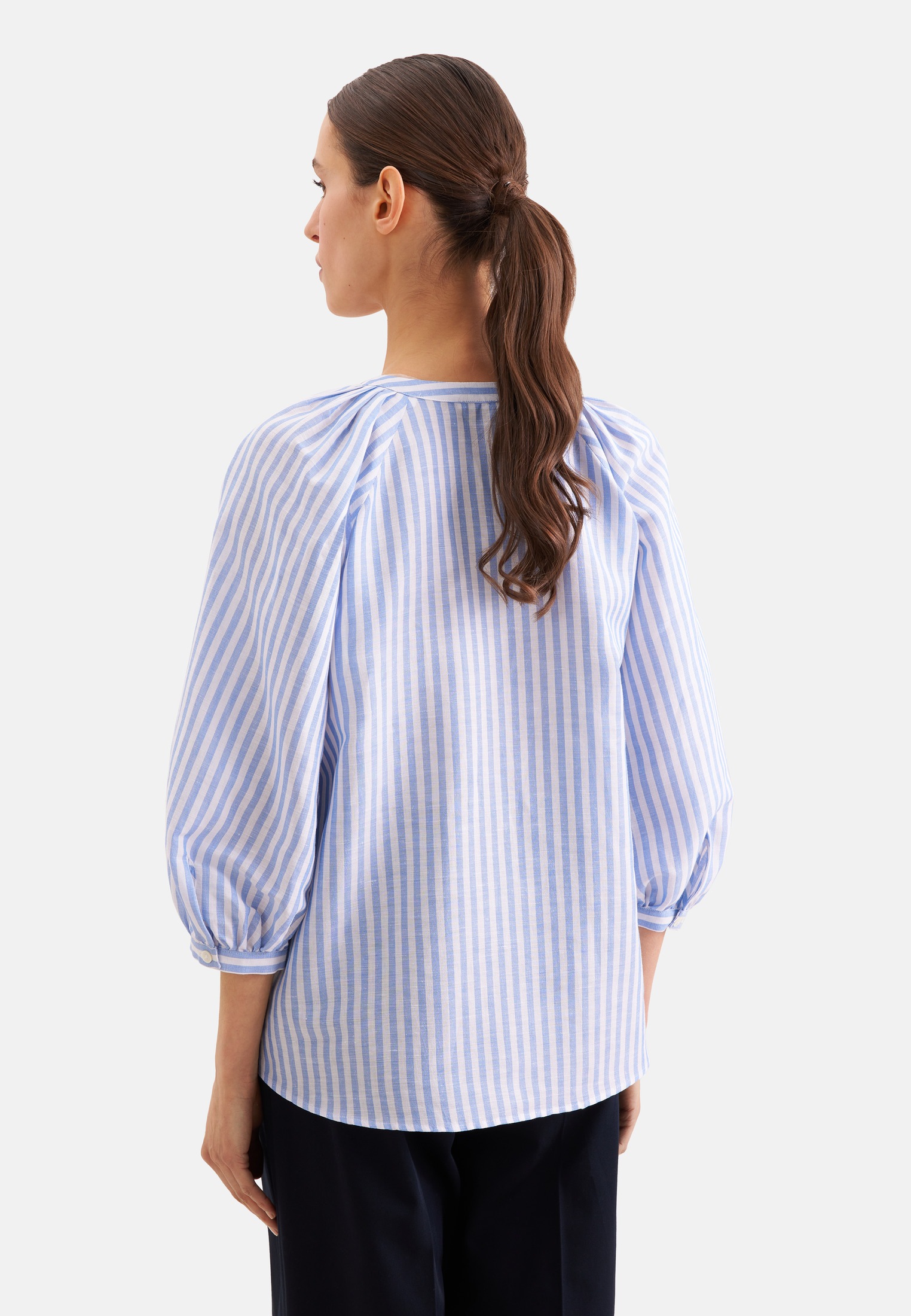 seidensticker Klassische Bluse Tunika Druck