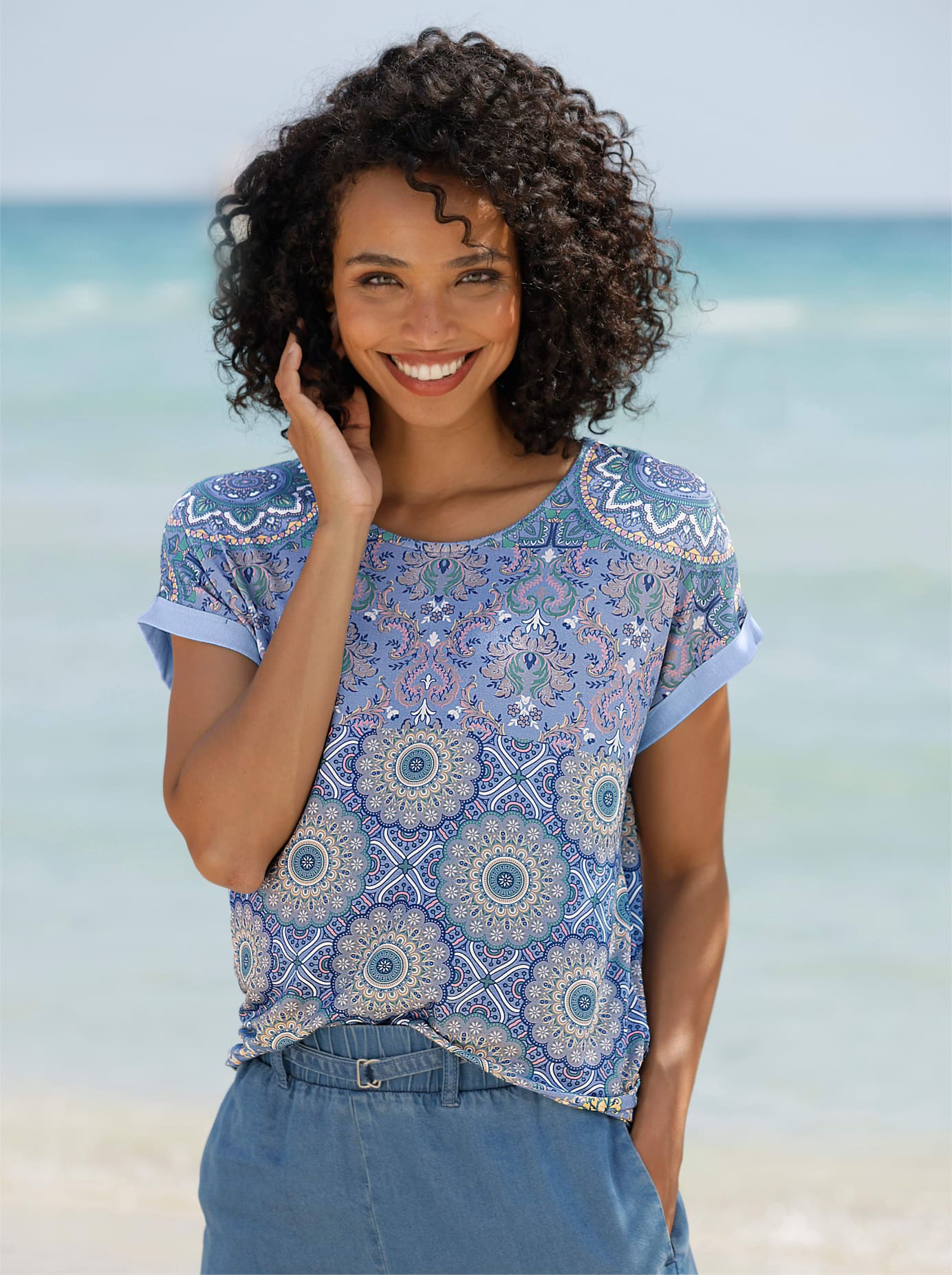 heine T-Shirt »Druck-Shirt« 1 tlg.