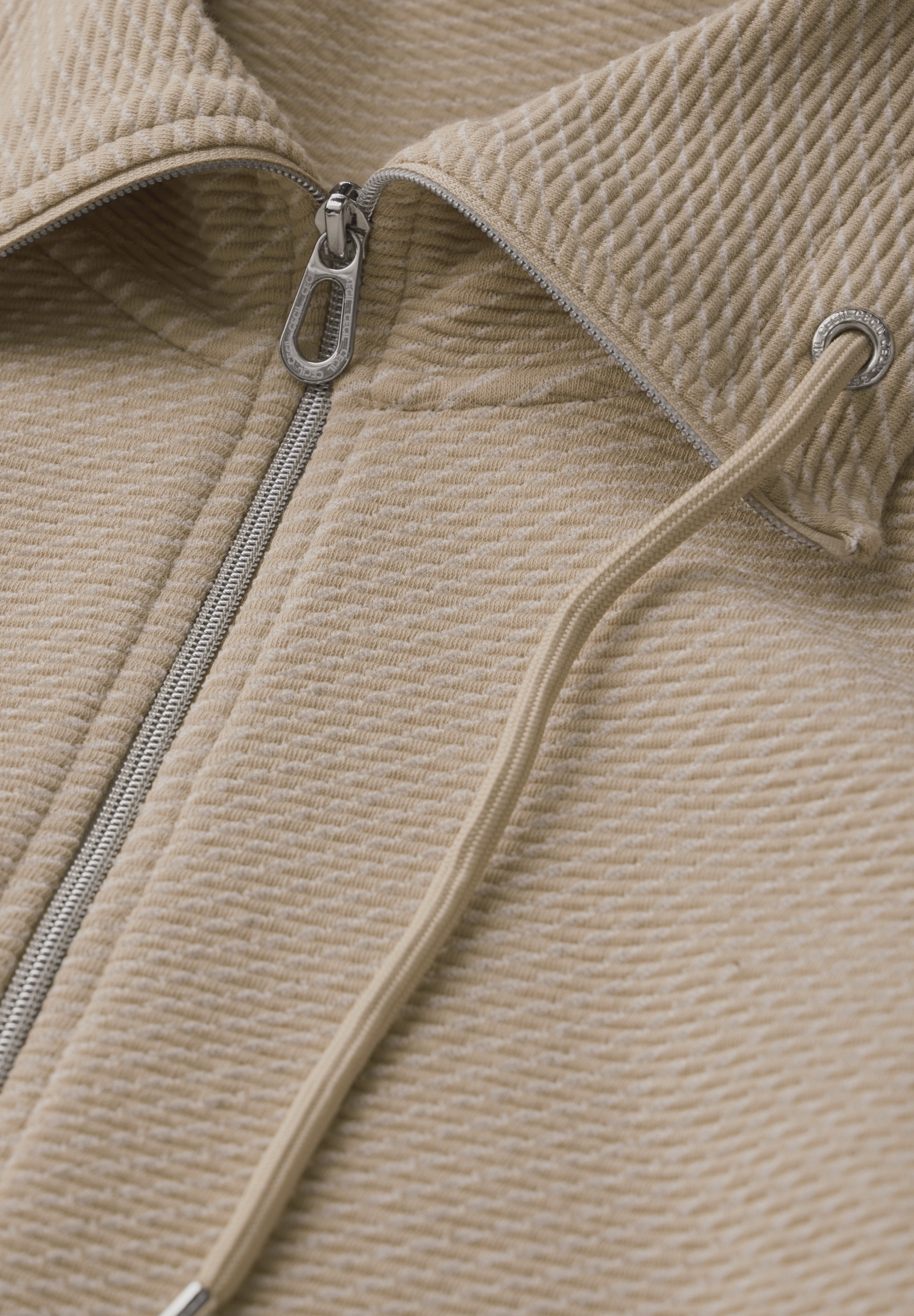 Cecil Sweatjacke, mit Stehkragen