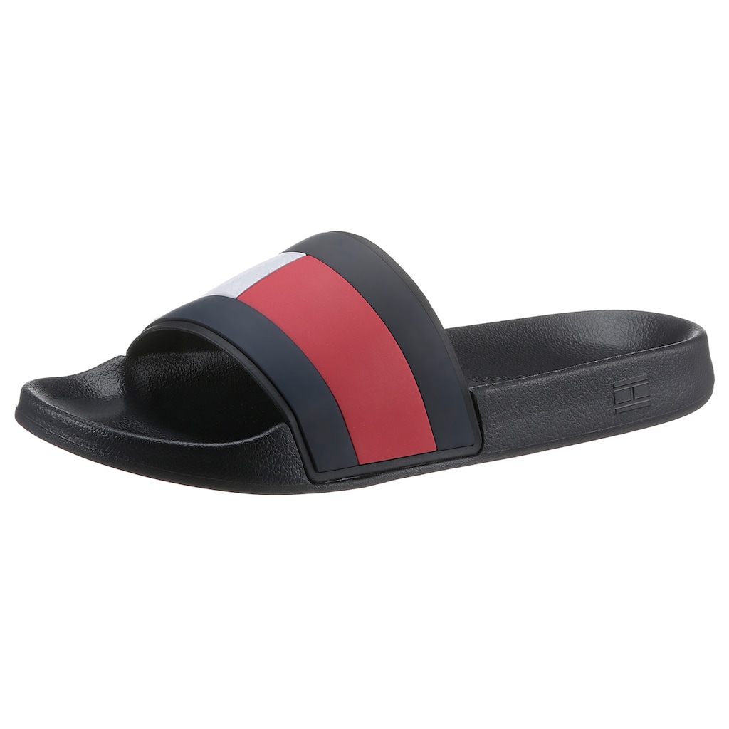 Tommy Hilfiger Badepantolette »RUBBER TH FLAG POOL SLIDE«