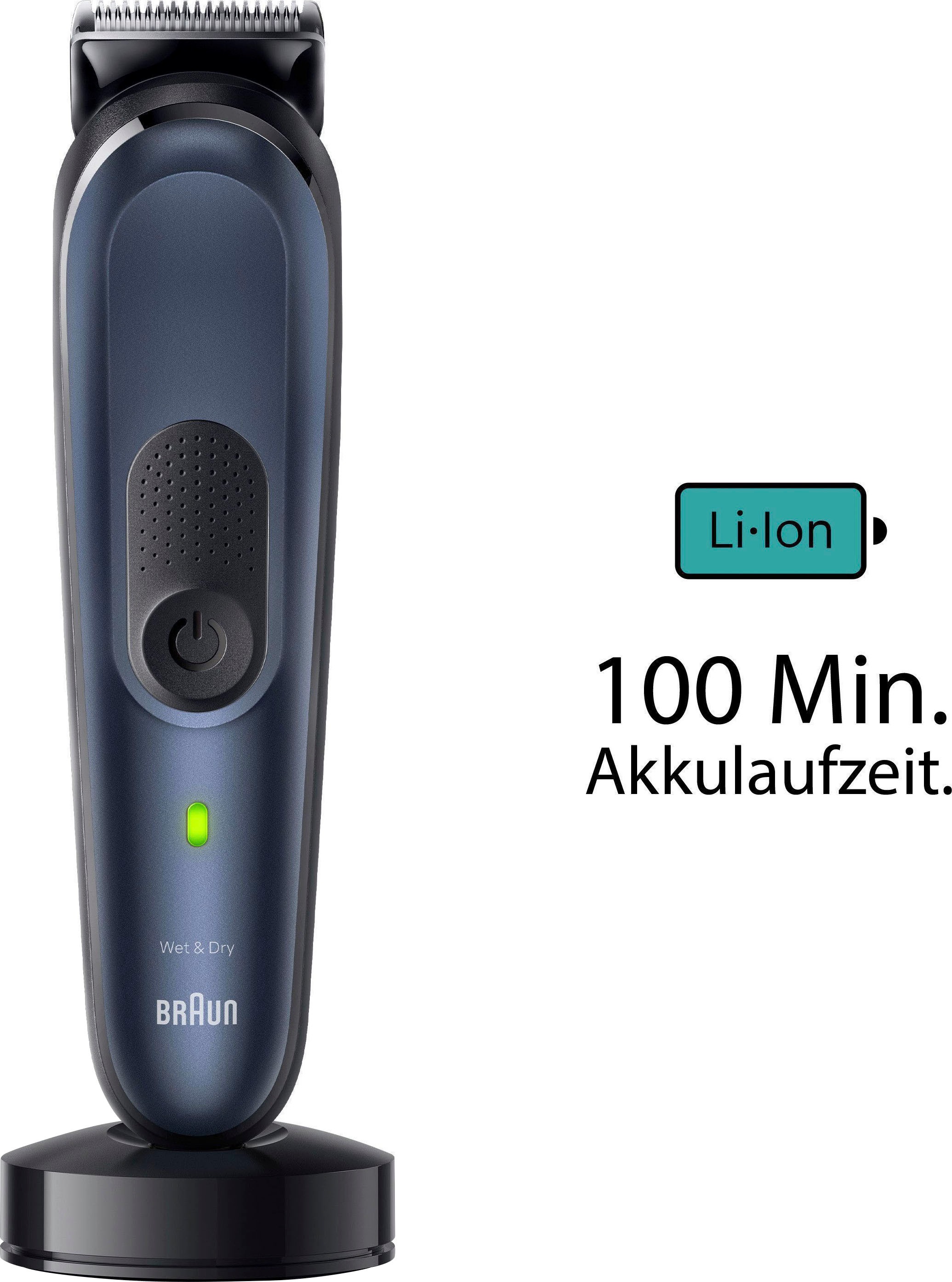 Braun Haarschneider »All-In-One Styling Set MGK7421«, Wasserdicht, 10-in-1 Barttrimmer