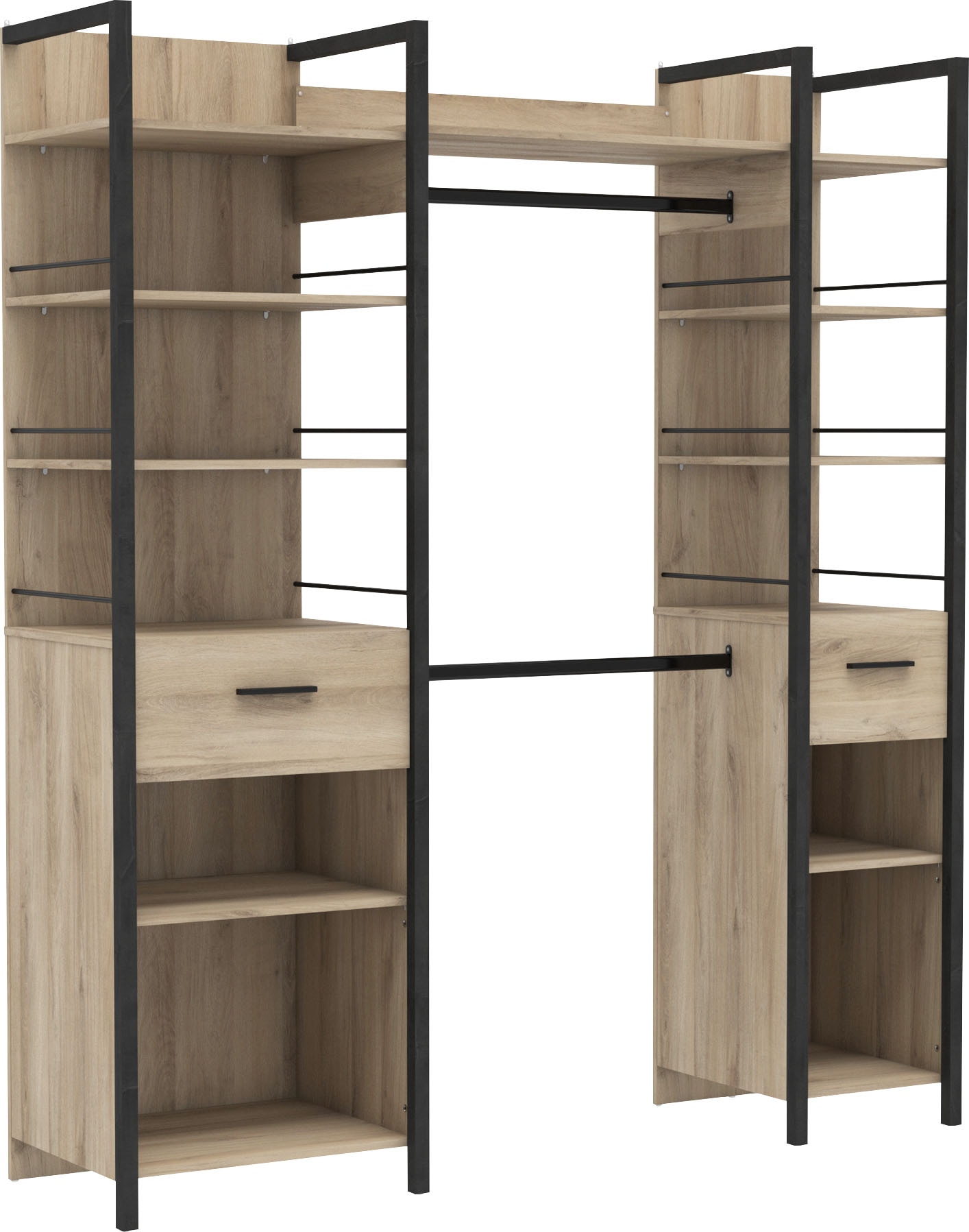 Demeyere GROUP Vorhang-Schrank »Riga«, (B/H/T ca. 180/208/48cm), Made in France, platzsparendes Design
