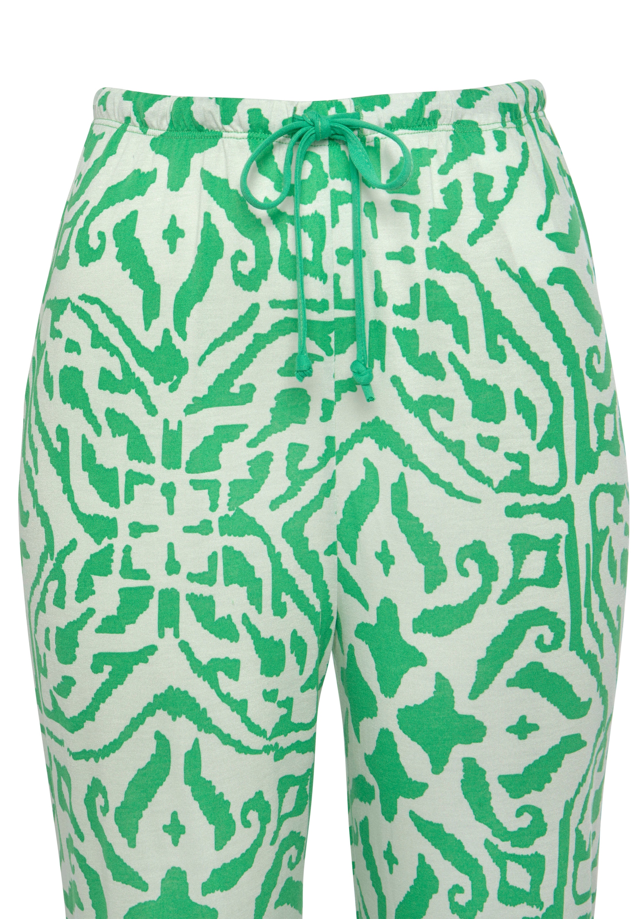 s.Oliver Pyjama, (2 tlg.), mit floralem Ethno-Muster