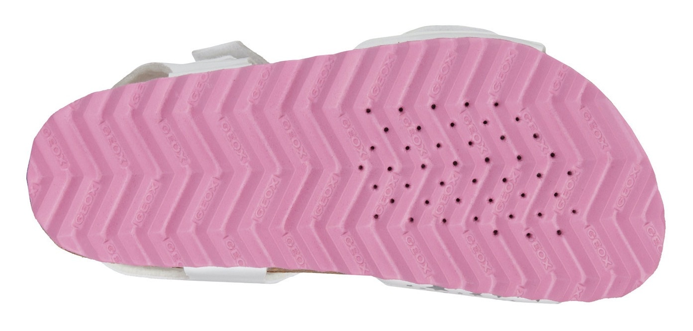 Geox Sandale »Blinkschuh J ADRIEL GIRL«, mit blinkender Glitzer-Bubble