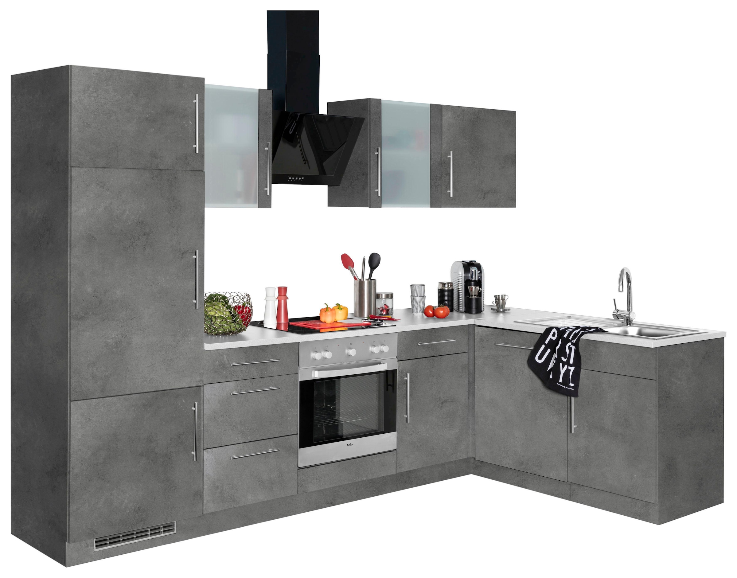 wiho Küchen Winkelküche »Cali«, ohne 280 E-Geräte, bei kaufen Stellbreite OTTO 170 cm x