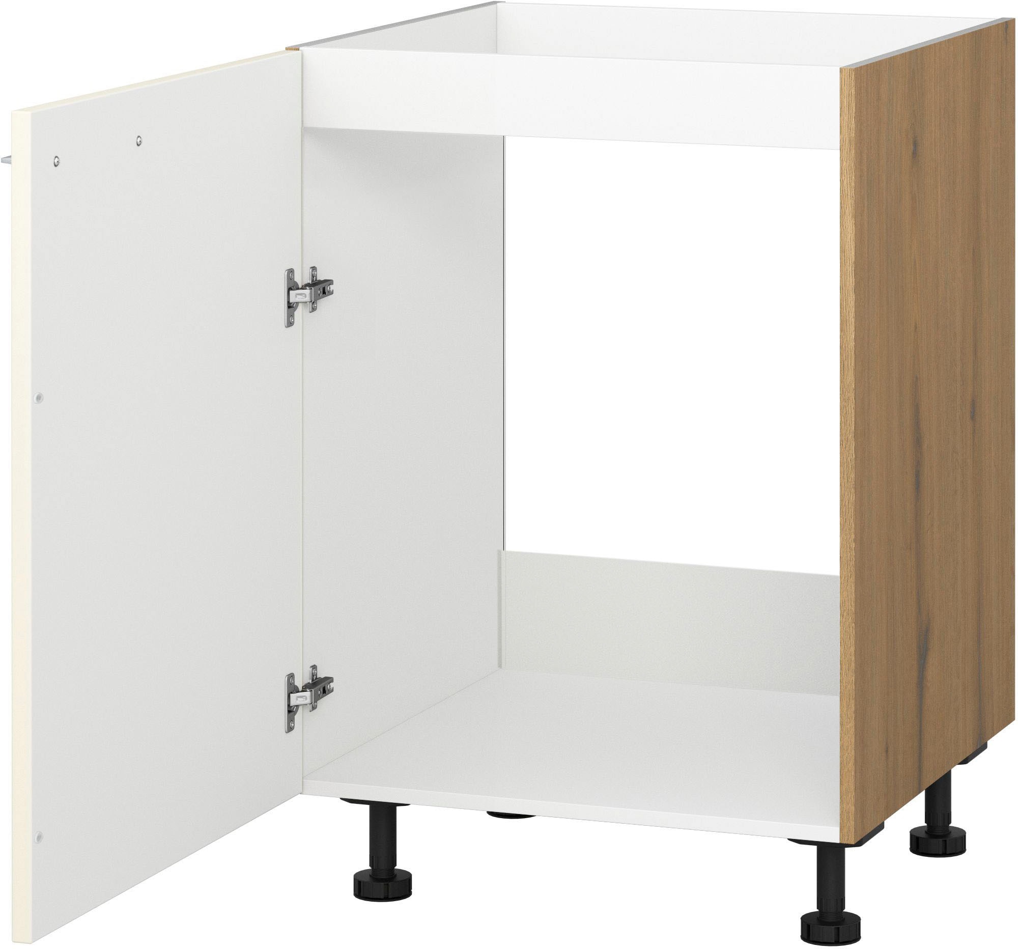 KOCHSTATION Spülenunterschrank »KS-Trea SP60« Breite 60 cm, Höhe 75 cm