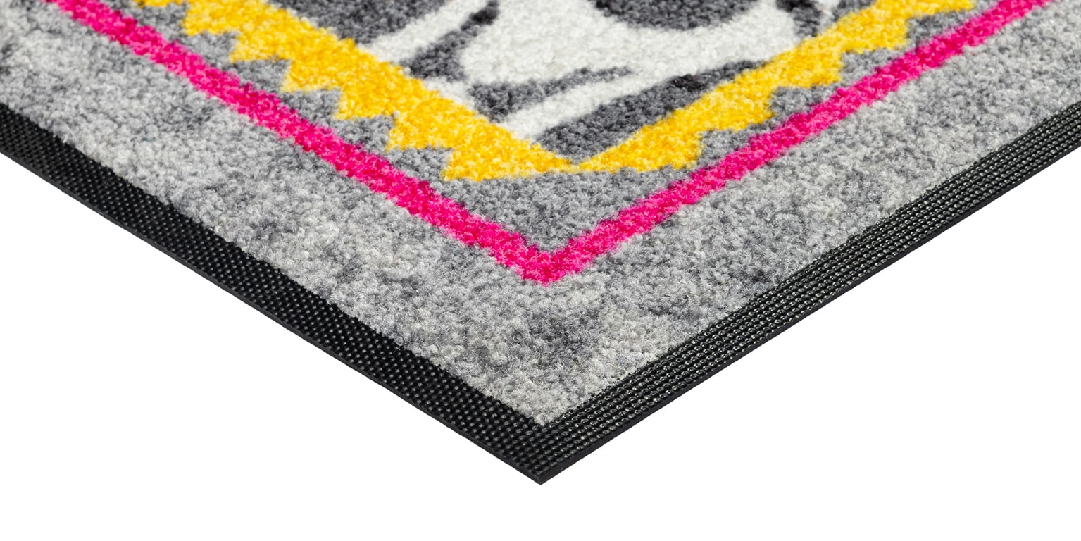 wash+dry by Kleen-Tex Fußmatte »Tribal Pop«, rechteckig, 7 mm Höhe, auch als Läufer erhätlich, waschbar und trocknergeeignet