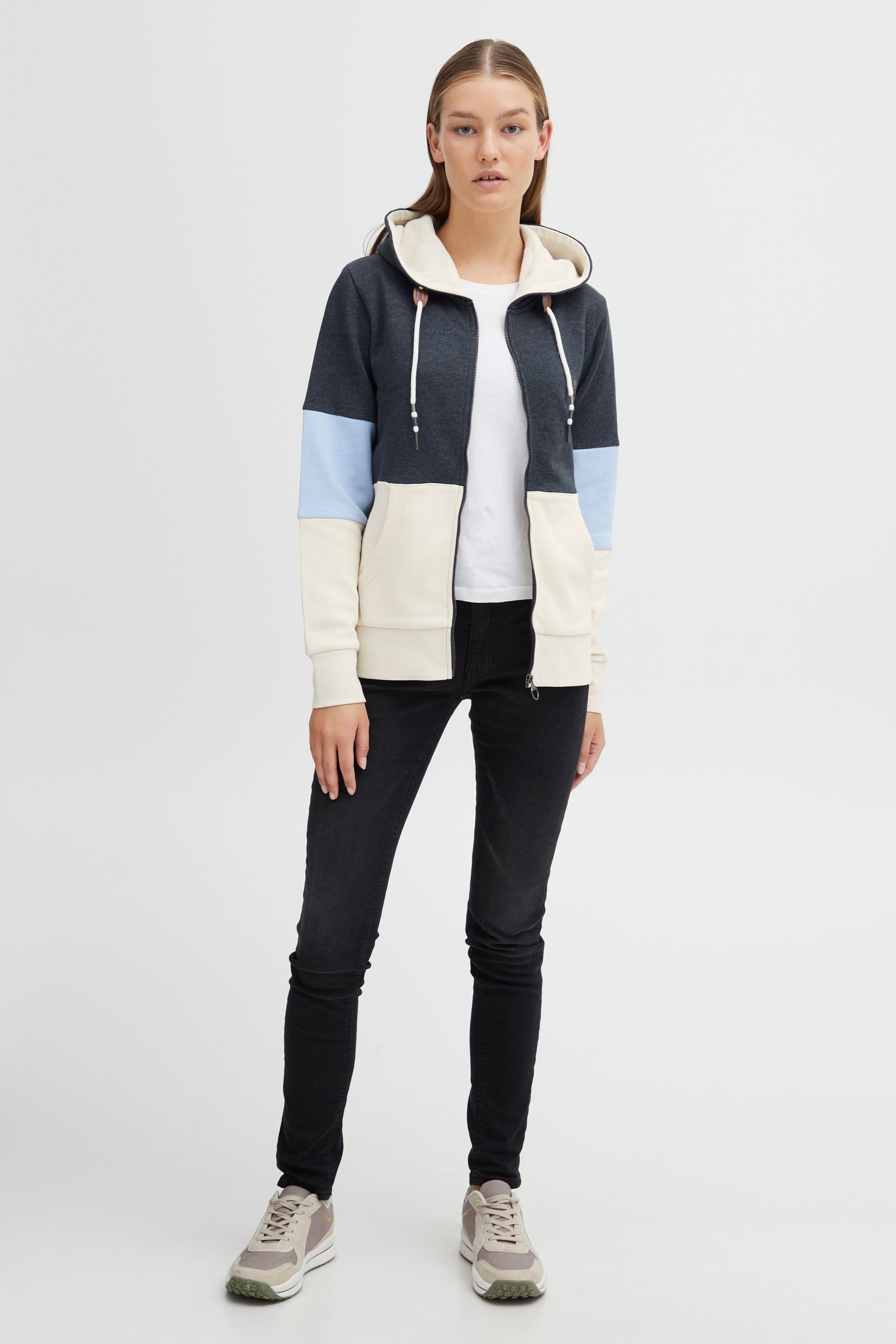 OXMO Funktions-Kapuzensweatjacke »Strickjacke OXKate«