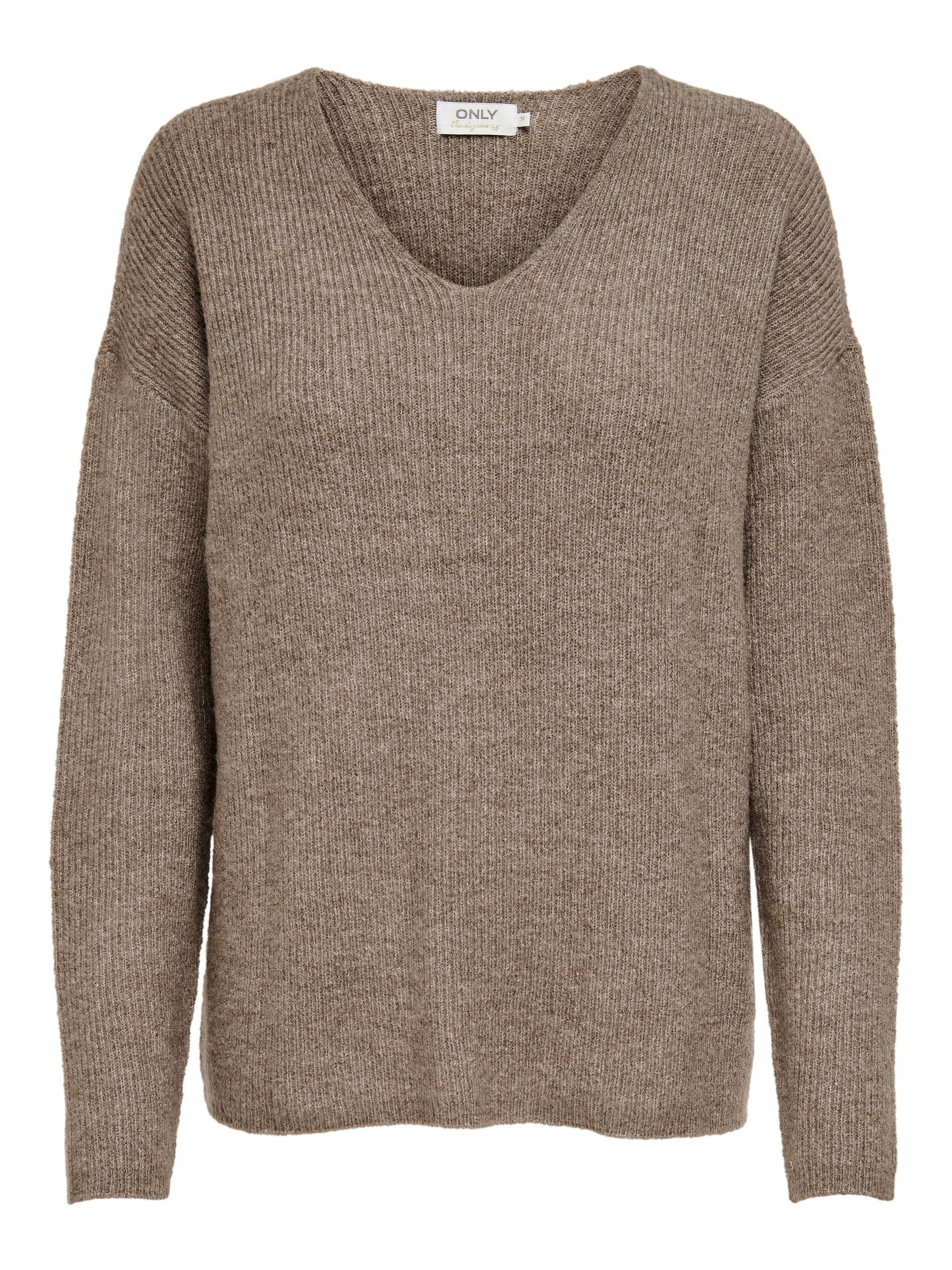 ONLY V-Ausschnitt-Pullover »ONLCAMILLA V-NECK L/S PULLOVER KNT NOOS«