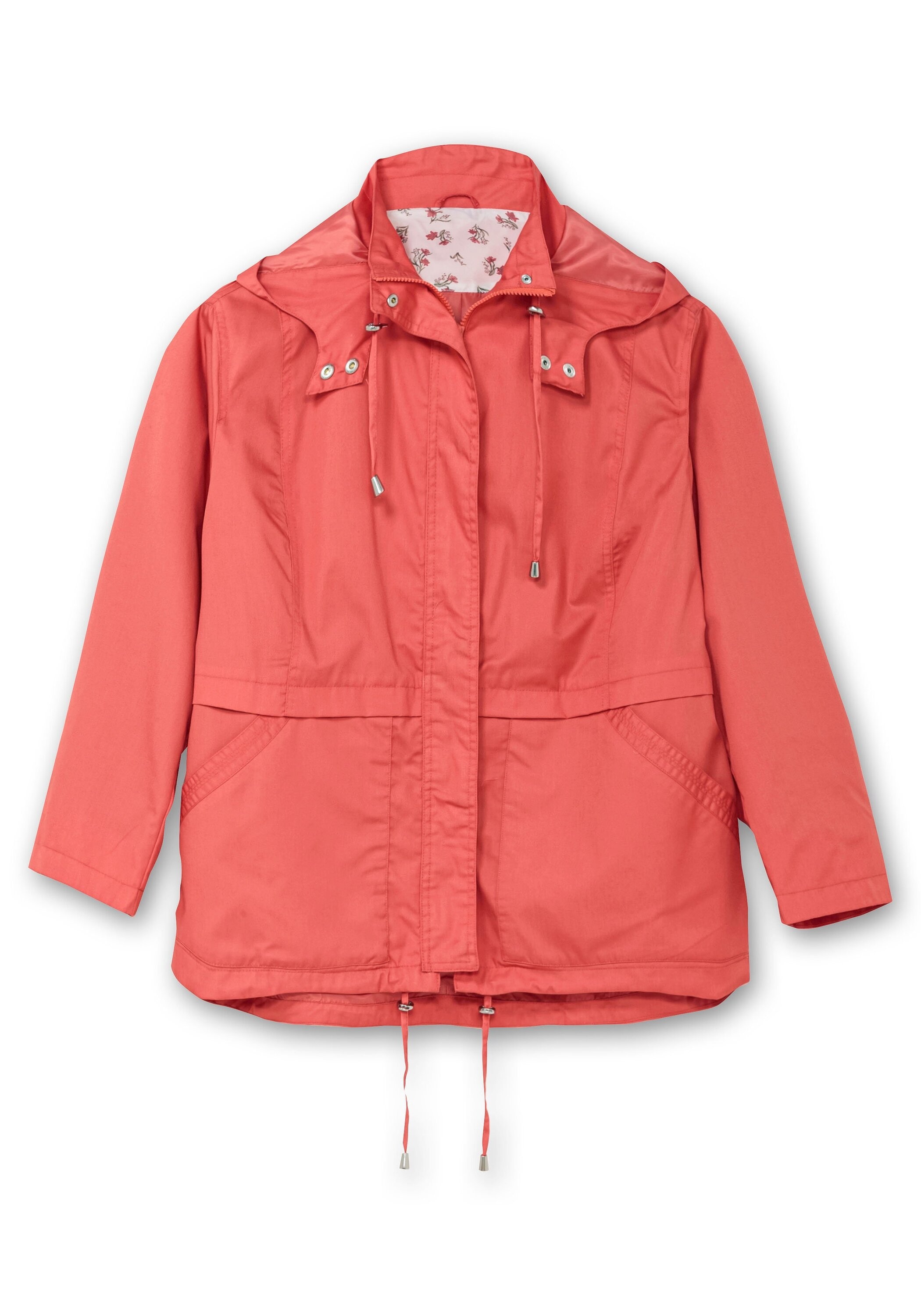 Sheego Outdoorjacke »Outdoorjacke mit Kapuze und Stehkragen«