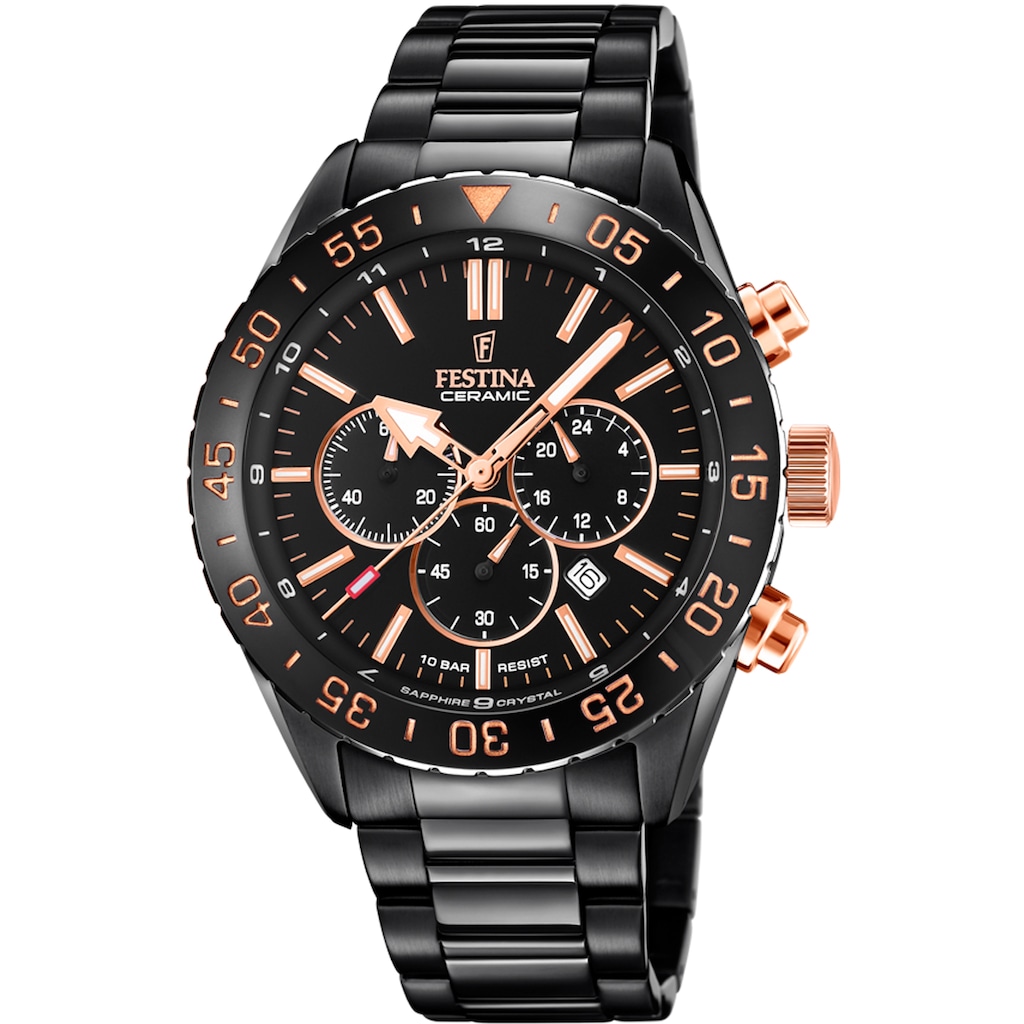 Festina Chronograph »Keramik Kollektion, F20577/1«