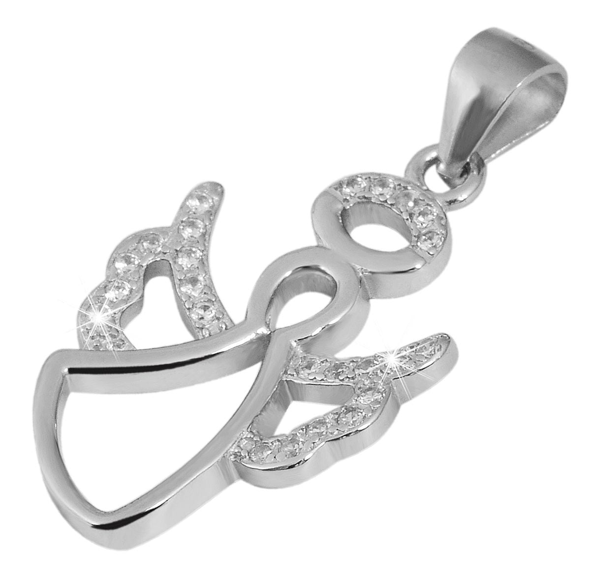 Adelia´s Kettenanhänger »Damen Anhänger ¿ Anhänger aus 925 Silber mit Zirkonia«
