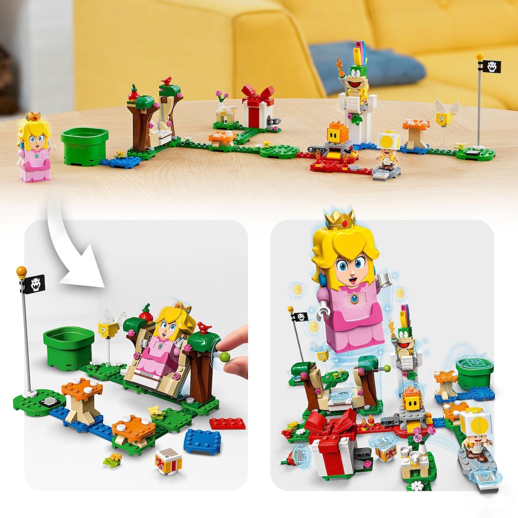 LEGO® Konstruktionsspielsteine »Abenteuer mit Peach – Starterset (71403), LEGO® Super Mario«, (354 St.)