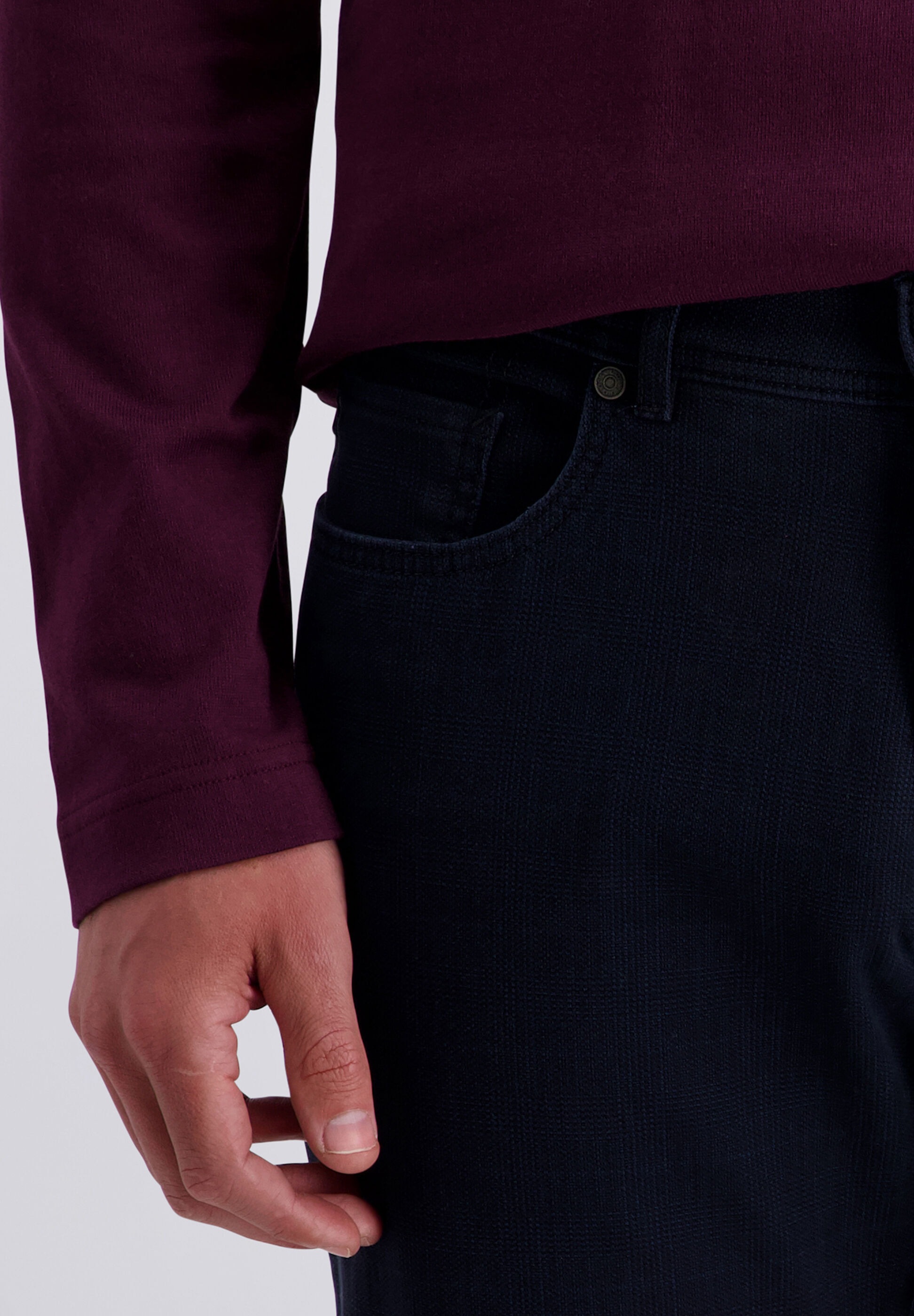 Pierre Cardin Cordhose »Pierre Cardin Hose Laval«  mit Knopfverschluss