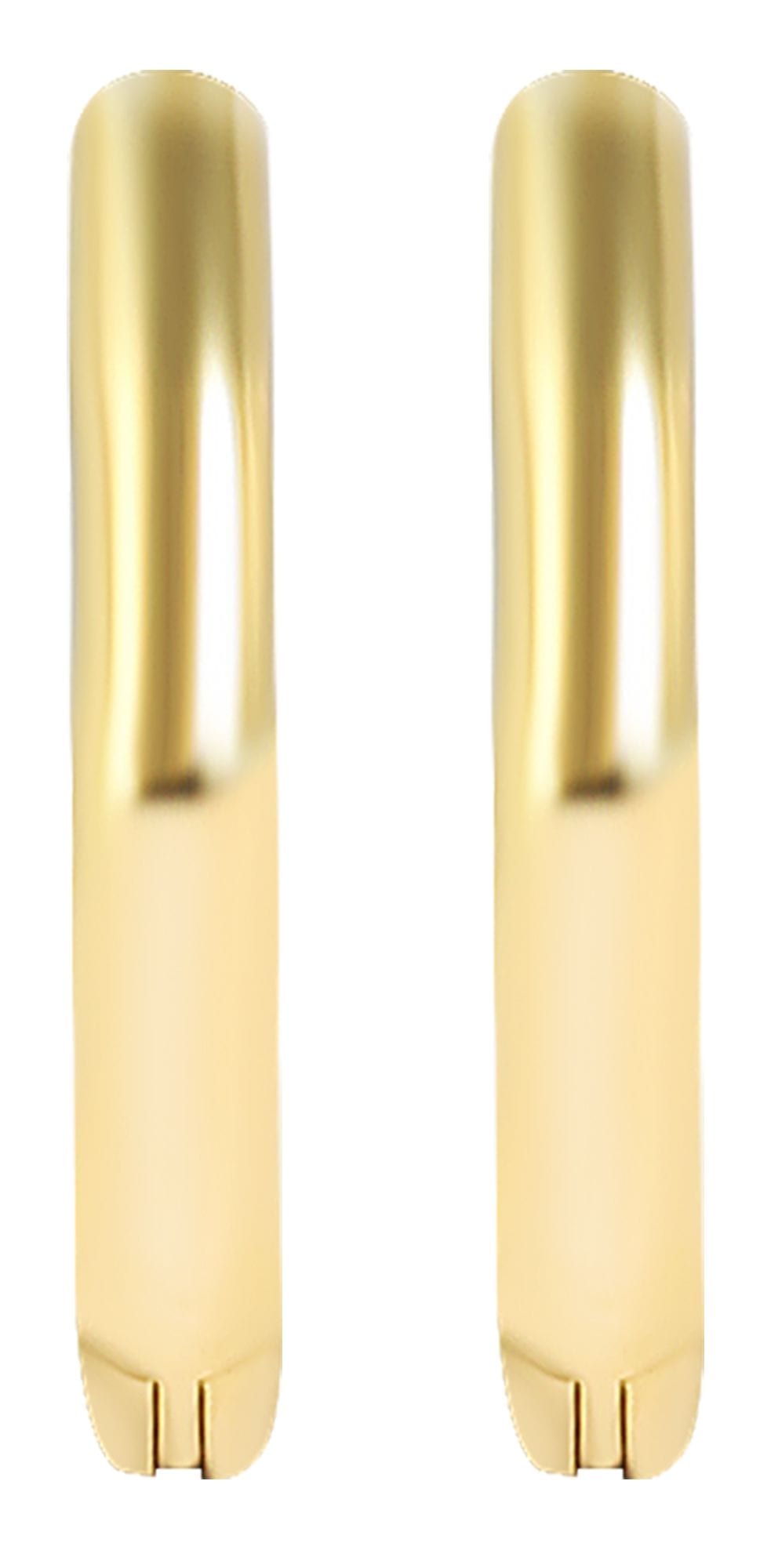 Adelia´s Paar Creolen »Damen Ohrringe ¿ Klappcreole aus Edelstahl«