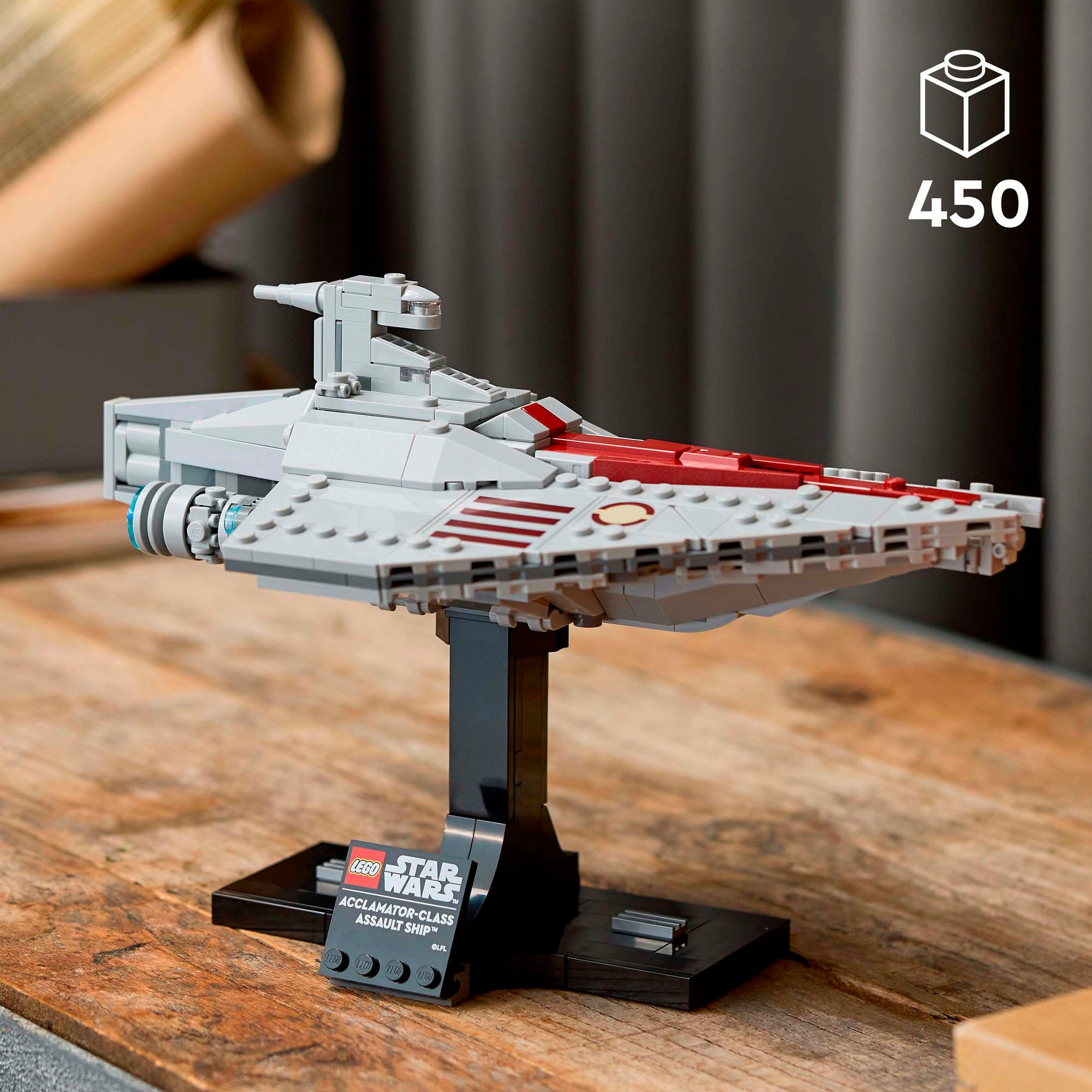 LEGO® Konstruktionsspielsteine »Assault Ship™ der Acclamator-Klasse (75404), LEGO Star Wars«, (450 St.), Made in Europe