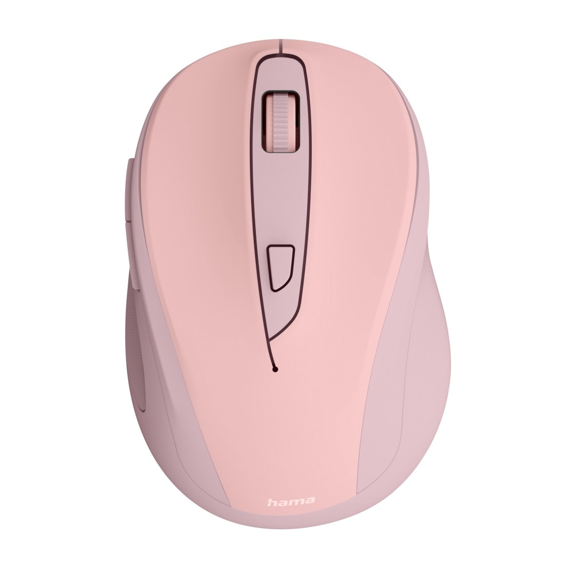 Hama Maus »Funkmaus WM-400 ergonomisch optisch 6 Tasten leise« Funk Ergonomisch, flüsterleise, 6 Tasten, DPI-Schalter, USB-Empfänger