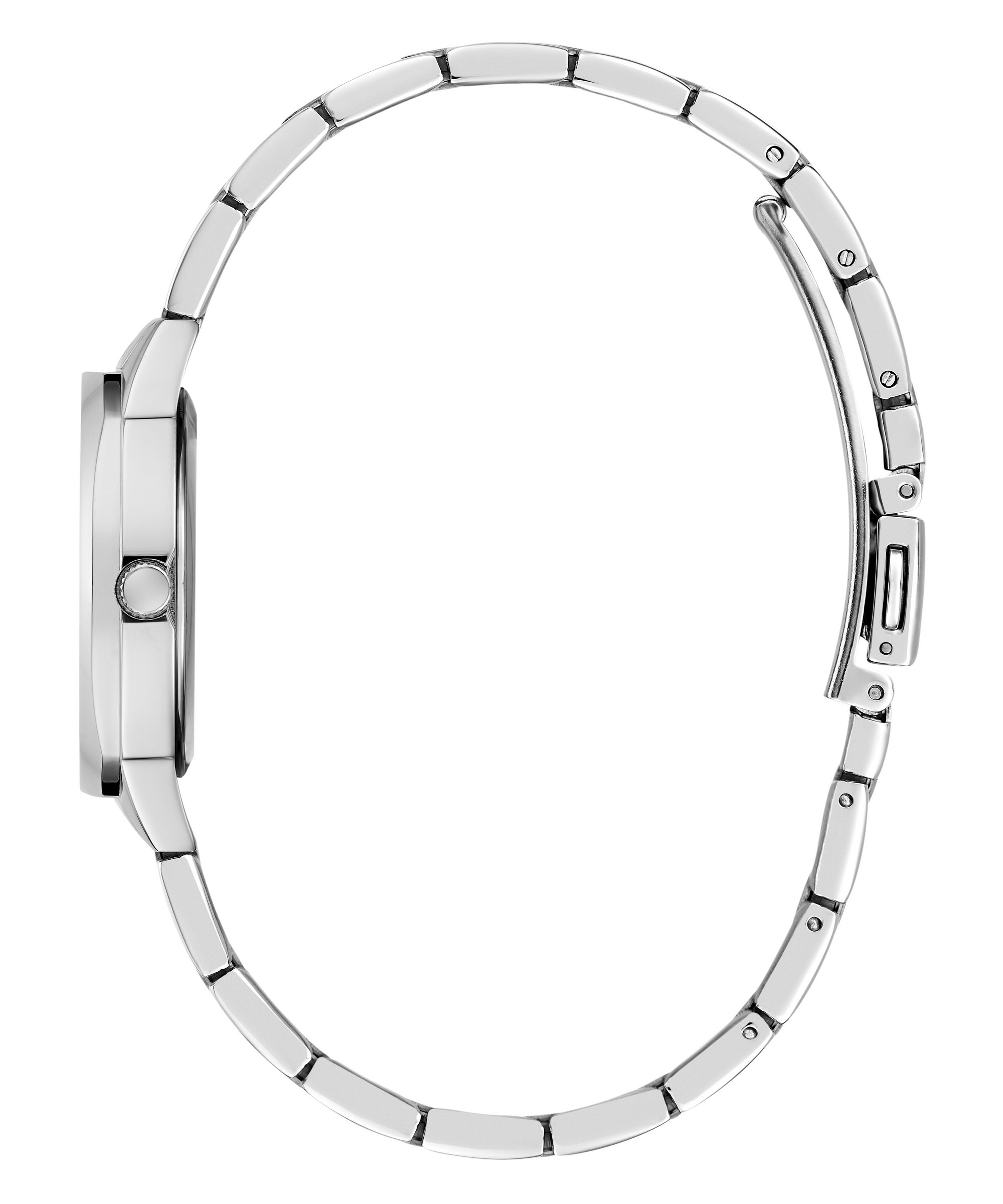 Guess Quarzuhr »GUESS-CHARLOTTE« Armbanduhr, Damenuhr, Edelstahlarmband, analog