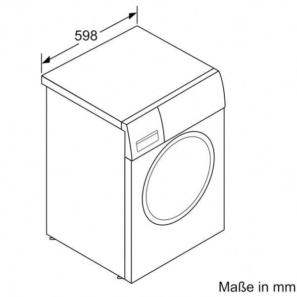 SIEMENS Waschmaschine »WG44B2A40«, WG44B2A40, 9 kg, 1400 U/min, i-Dos – dosiert Waschmittel und Wasser in der exakten Menge