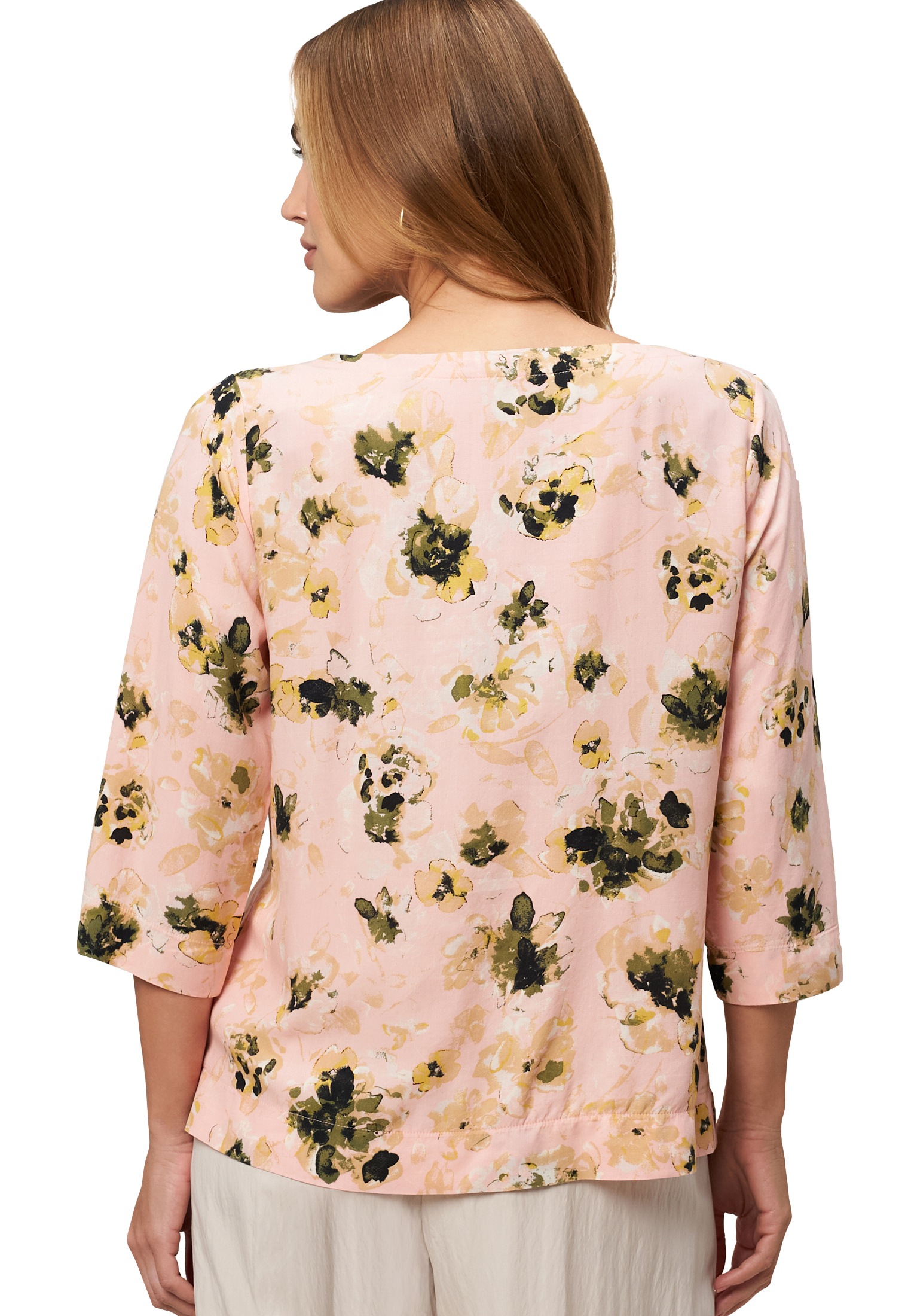 Zero Shirtbluse »Viskosebluse mit Blumenmuster«