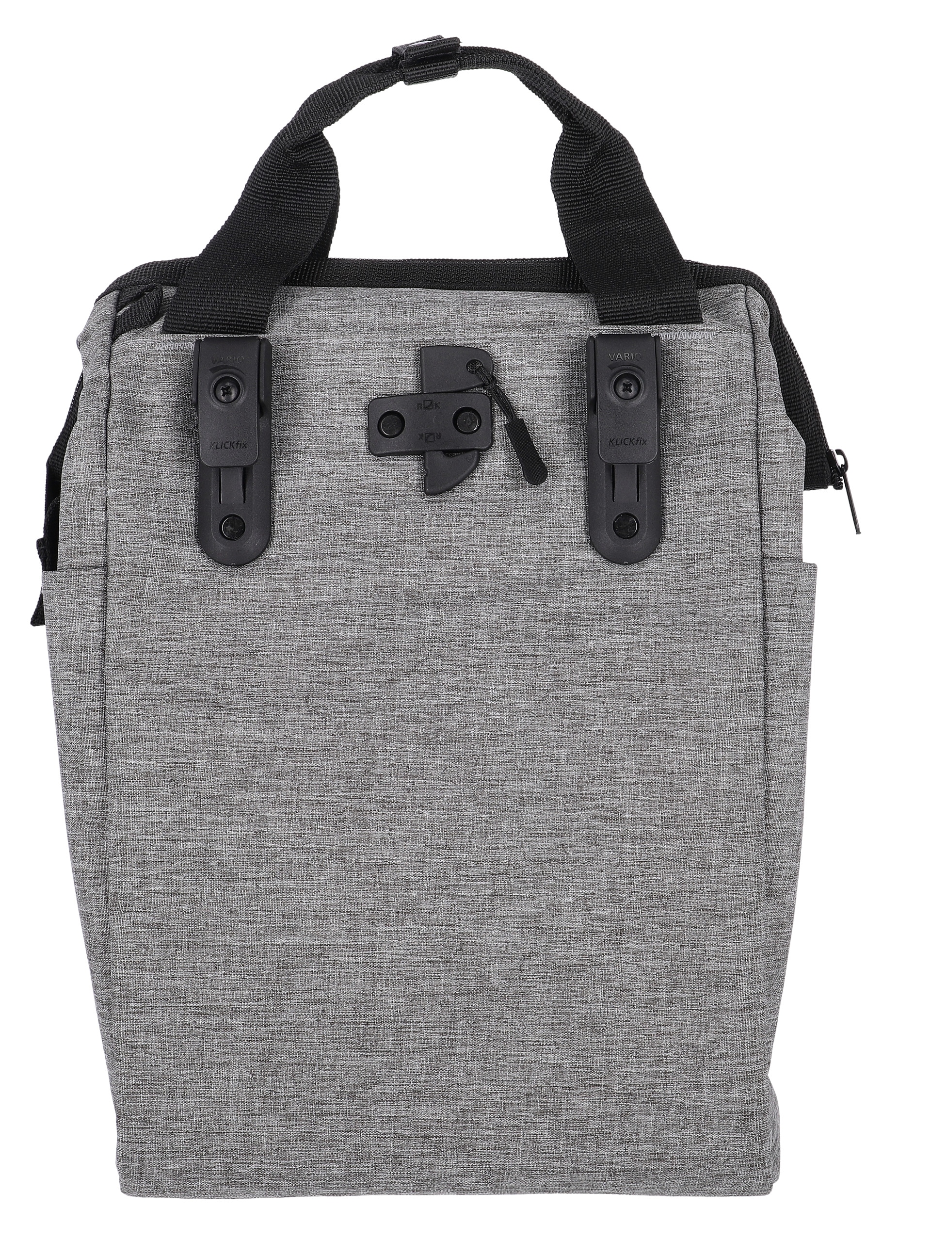 KlickFix Gepäckträgertasche »Gepäckträgertasche ROOMY GT, twist silver«