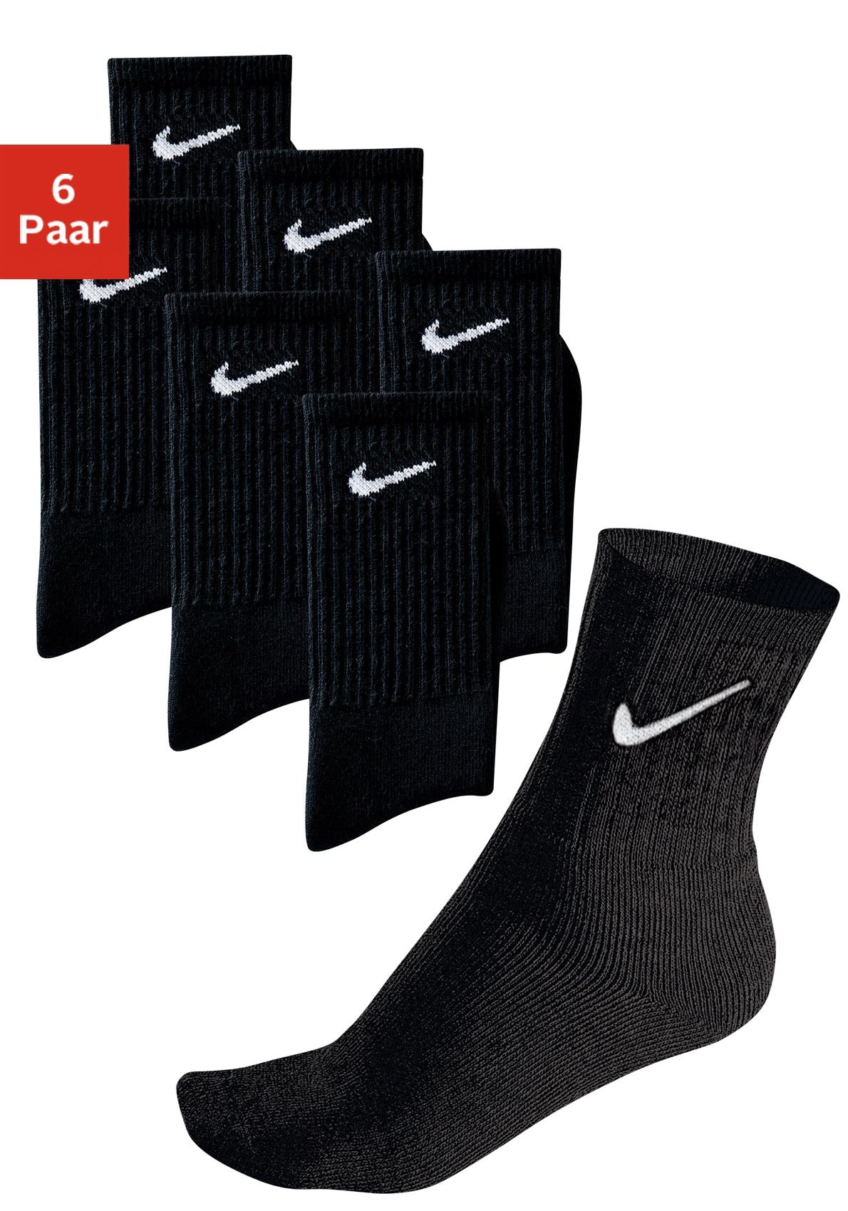 Nike Sportsocken, (6 Paar), mit Fußfrottee