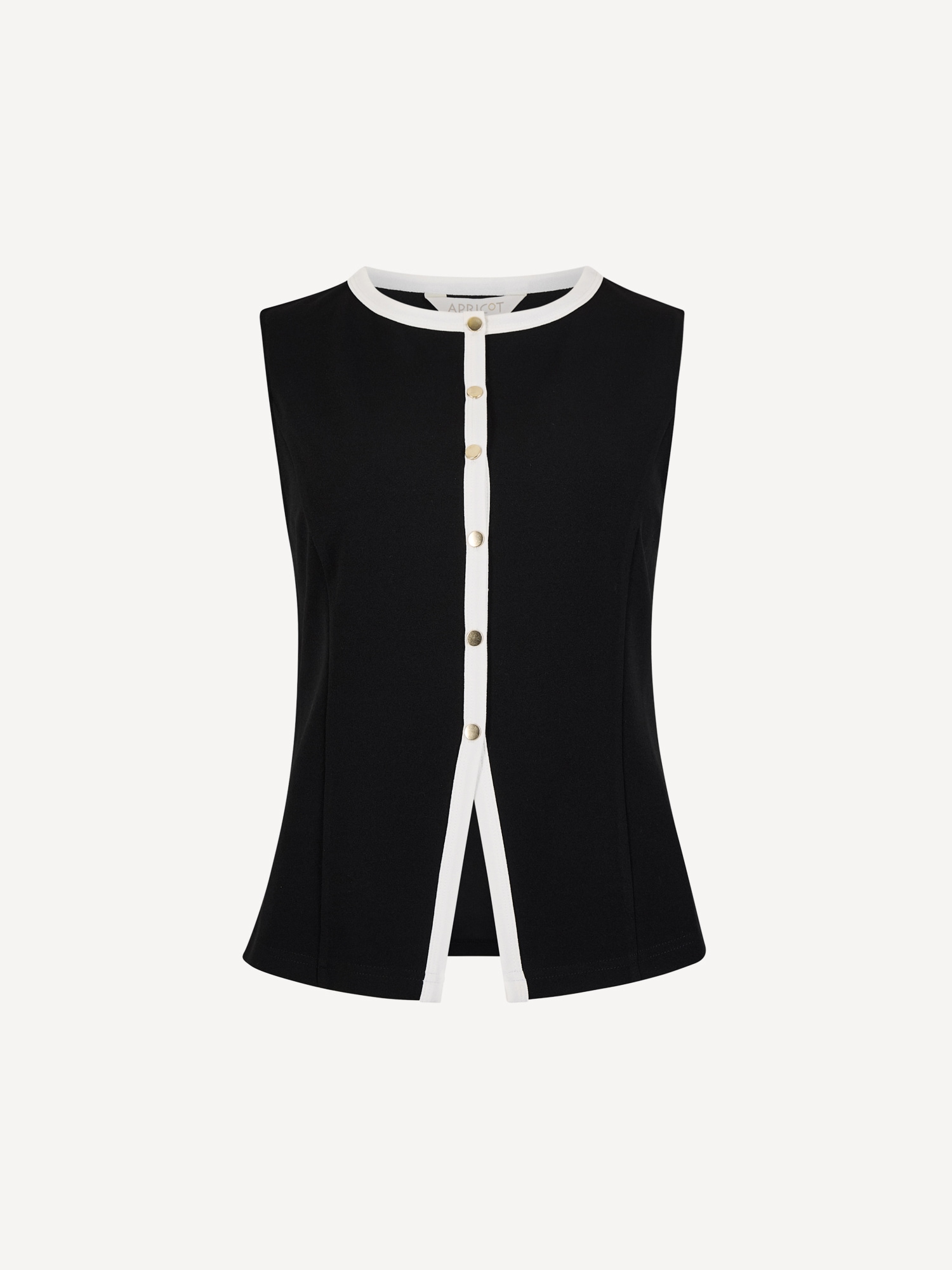 Apricot Longtop »Top« mit Zierknöpfen