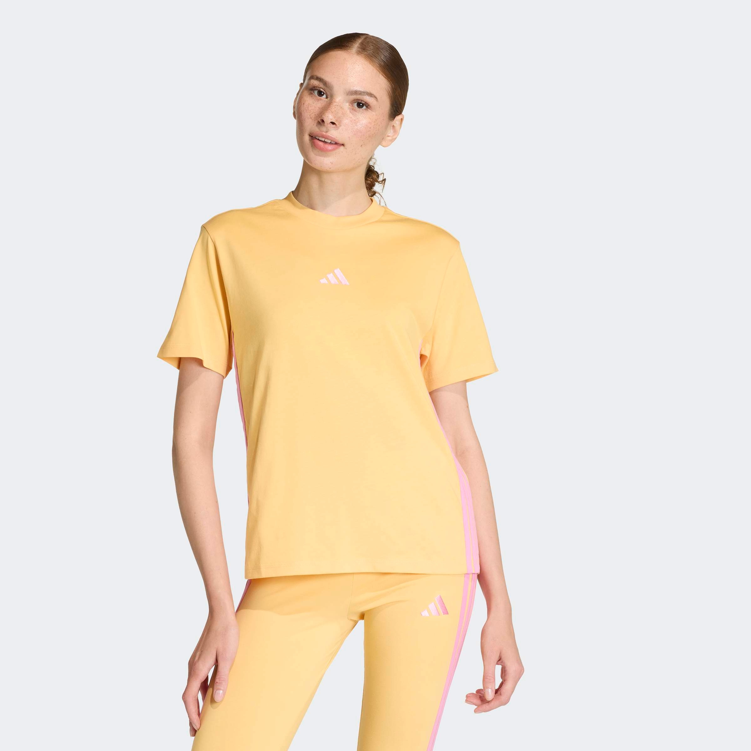adidas Sportswear T-Shirt »ESSENTIALS 3-STREIFEN COTTON«
