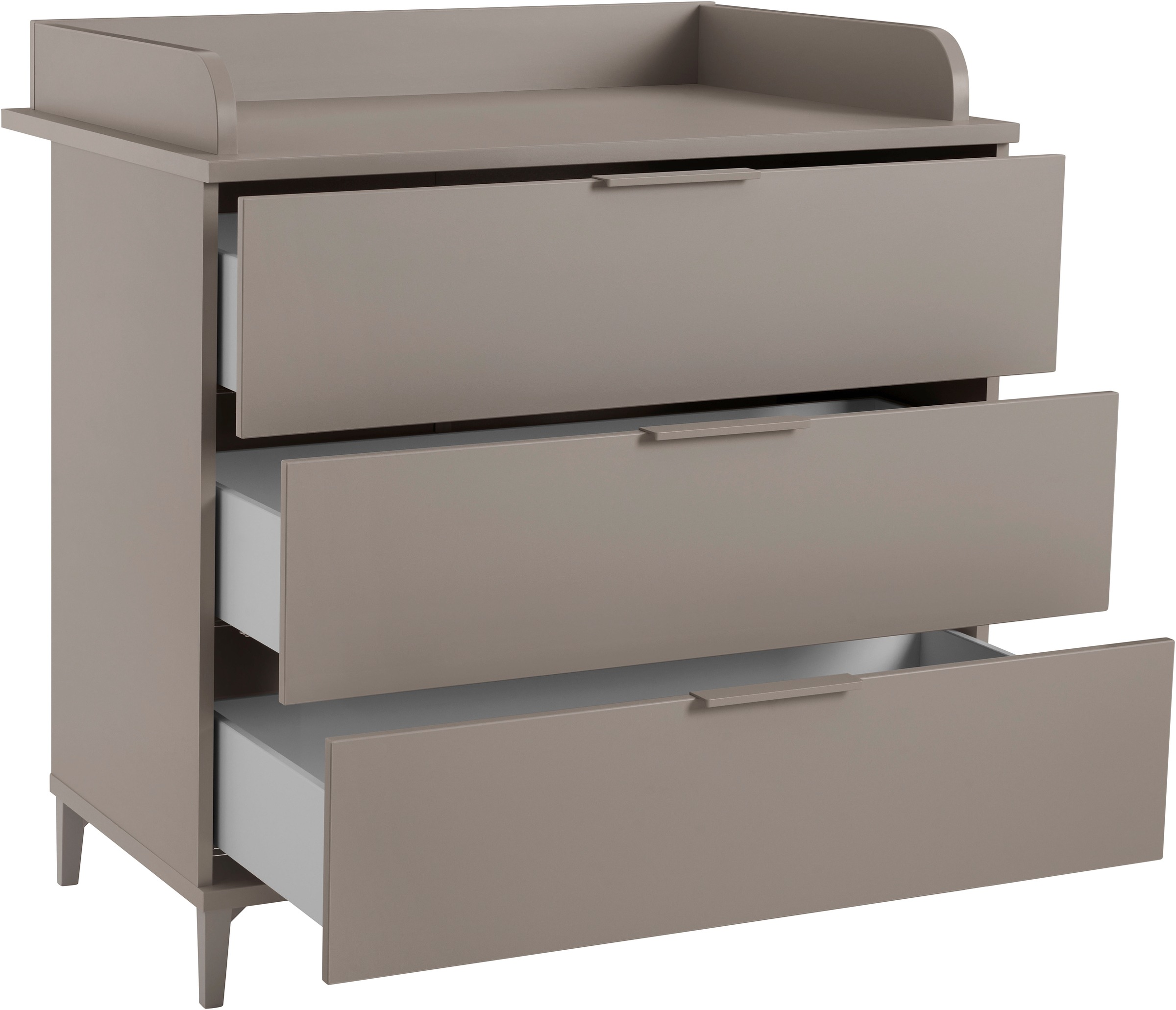 YUNY by PAIDI Wickelkommode »BROTHER STU mit abnehmbarem Aufsatz und 3 Schubladen«, bis 50 kg, yuny by PAIDI, 94,7 cm