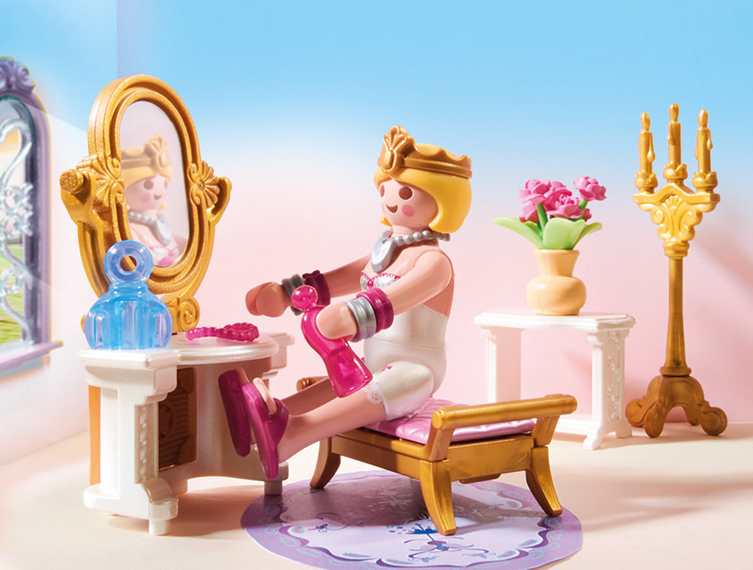 Playmobil® Konstruktions-Spielset »Schlafsaal (70453), Princess«, (73 St.), Made in Germany