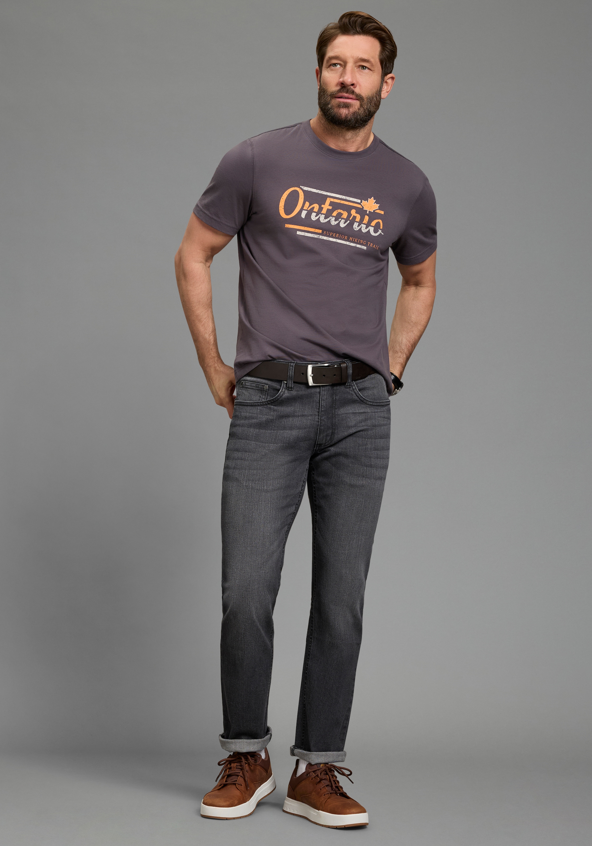 Arizona Stretch-Jeans gerade geschnittenes Bein, niedrige Leibhöhe