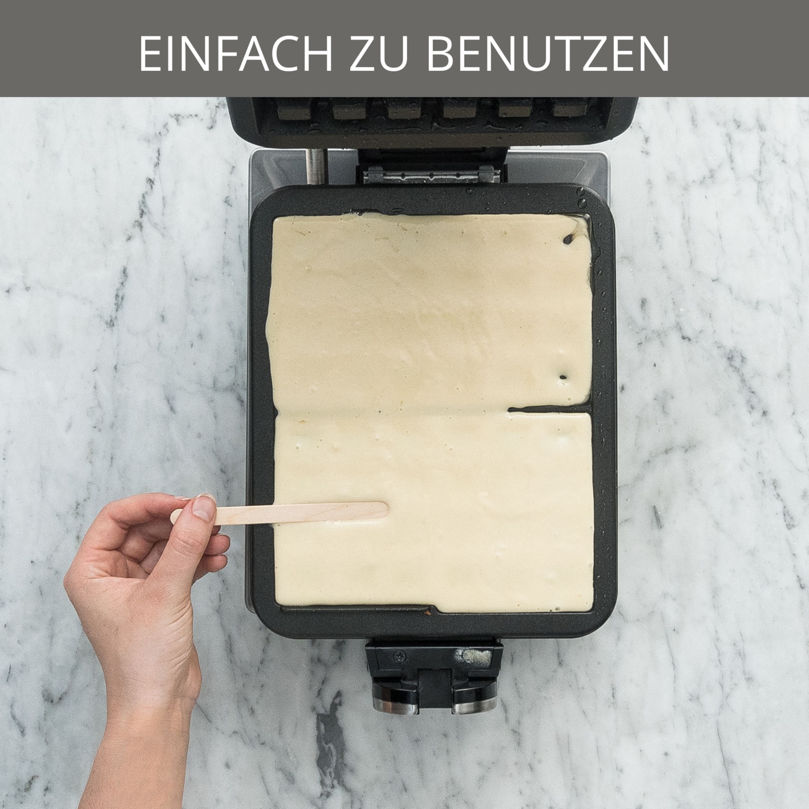 Krups Waffeleisen »Professional, für 2 dicke Waffeln, spülmaschinengeeignete Platten«, 1200 W, 7 Bräunungsstufen und Vorheizfunkion, drehbar, Auffangschale, FDD95D