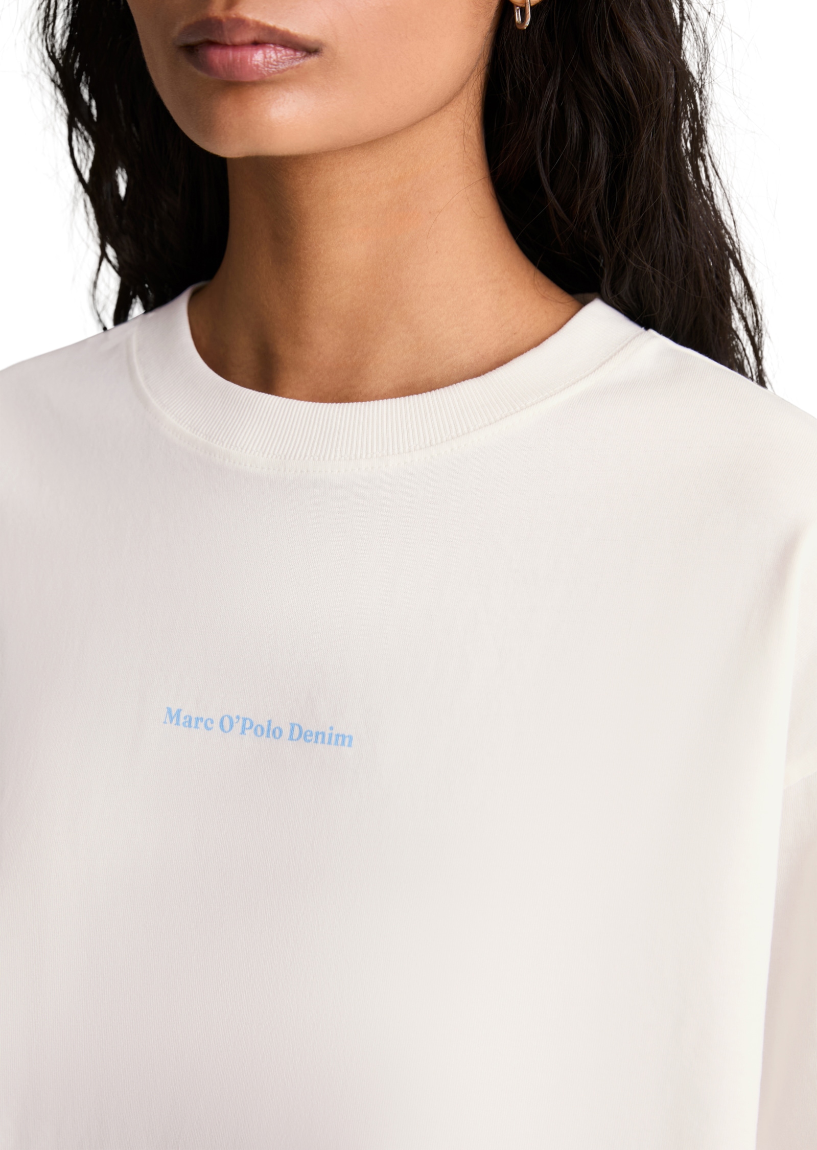 Marc O'Polo DENIM T-Shirt »relaxed aus Organic Cotton« auffälliger Rückenprint