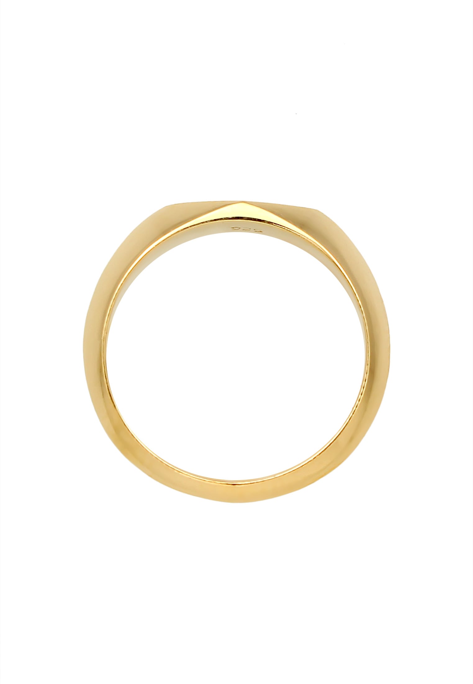 Elli Siegelring »Ring Kleiner Siegelring Raute Pinky Ring 925 Silber«