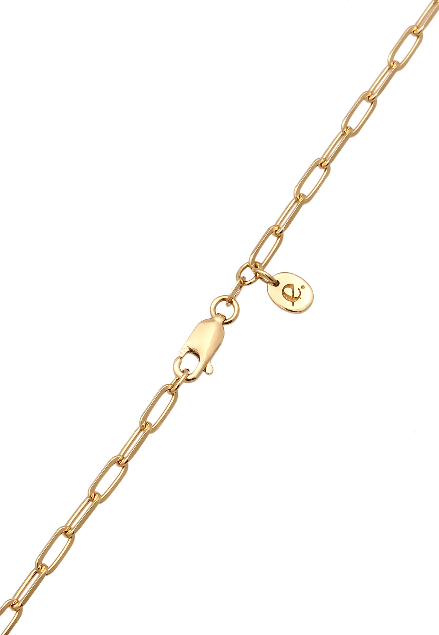 Elli Premium Silberkette »Halskette Marienbild Tropfen Quarz Grün 925 Sterling Silber vergoldet«