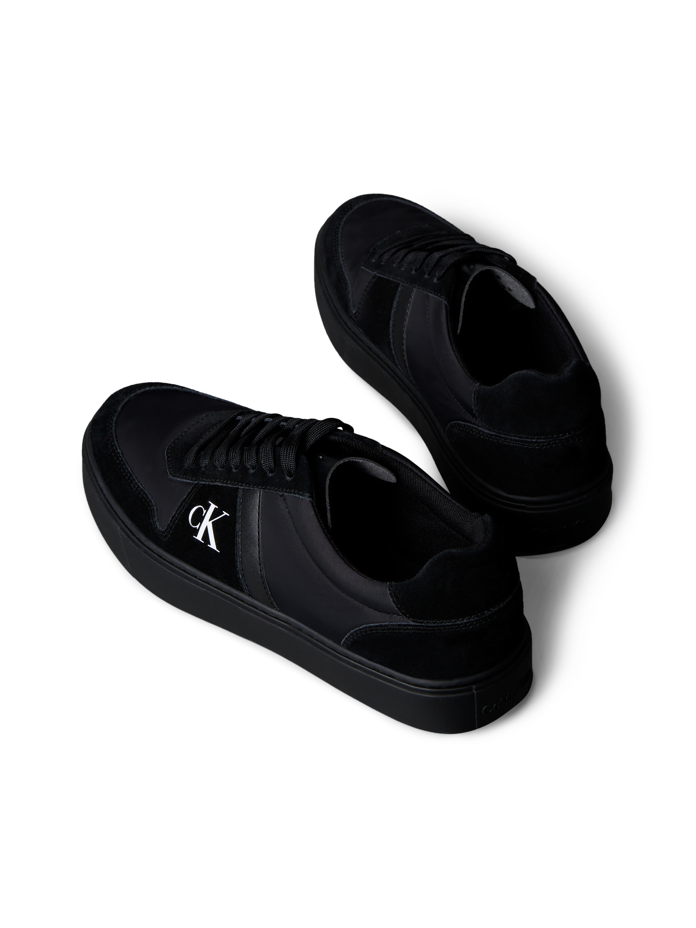 Calvin Klein Jeans Sneaker »CLASSIC CUPS LACE MIX EMB TONGUE«  Schnürschuh, Basket-Sneaker, Freizeitschuh in sportiver Optik