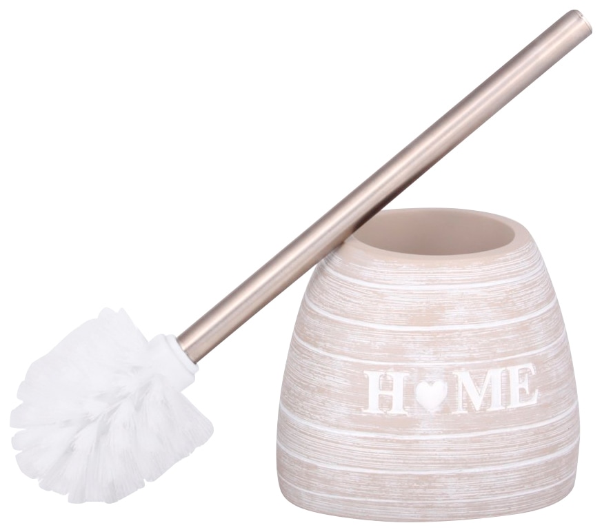 Sanilo WC-Garnitur »Home«, aus Polyresin (Kunststein)-Edelstahl