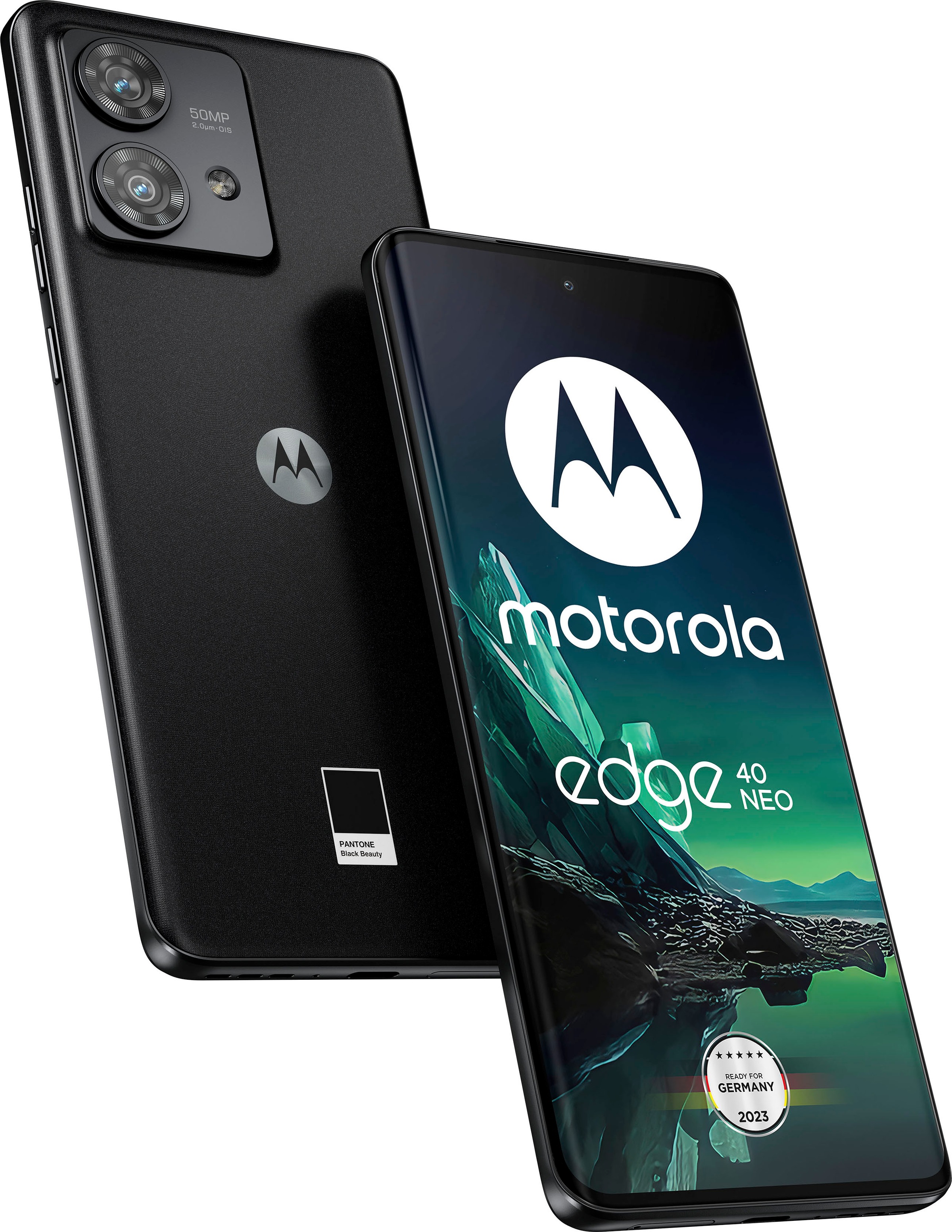Motorola Smartphone »moto edge neo 40, 12+256 GB« Black Beauty in schwarz
