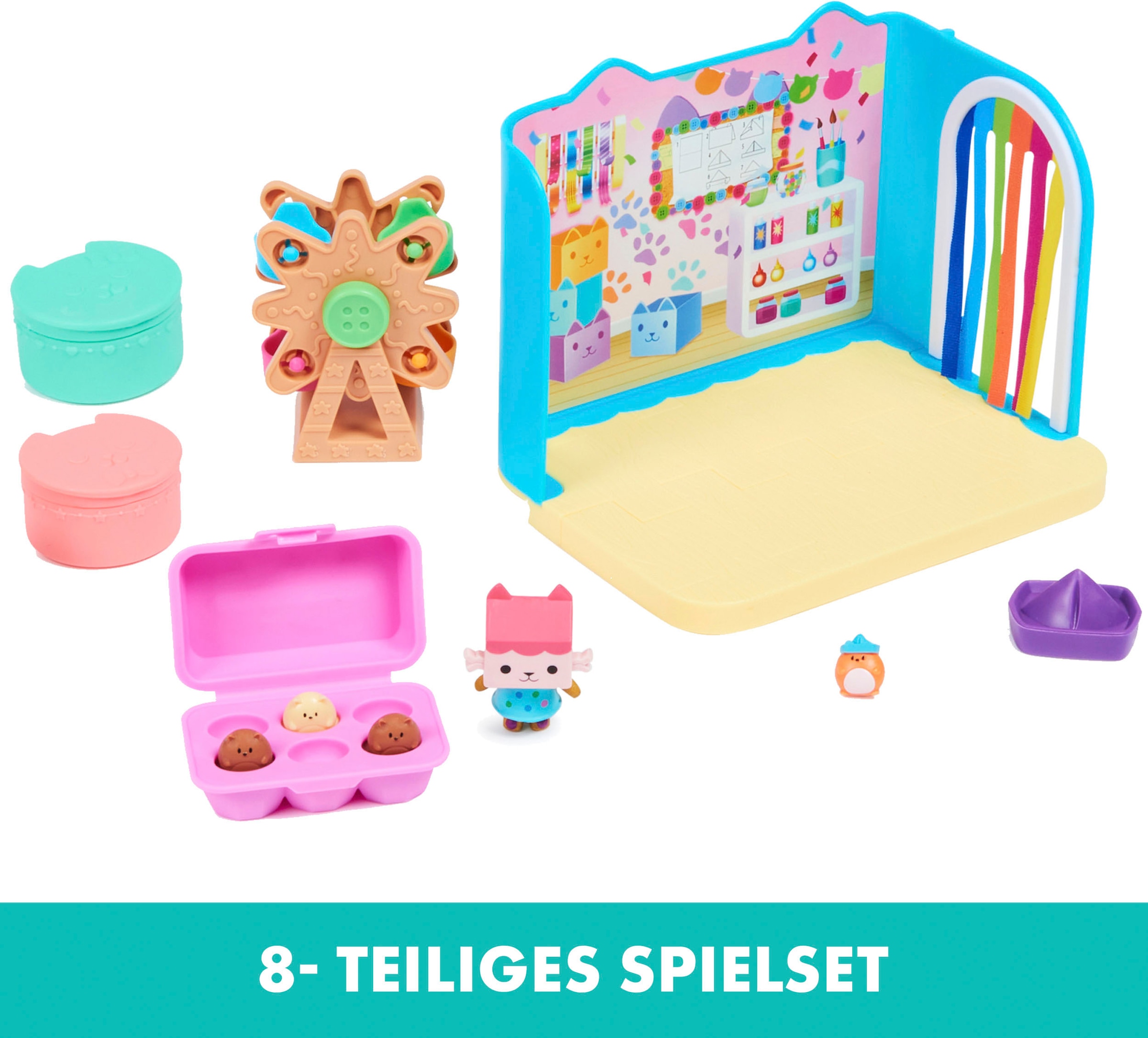 Spin Master Spielwelt »Gabby's Dollhouse – Deluxe Room – Baby Box' Bastelzimmer«