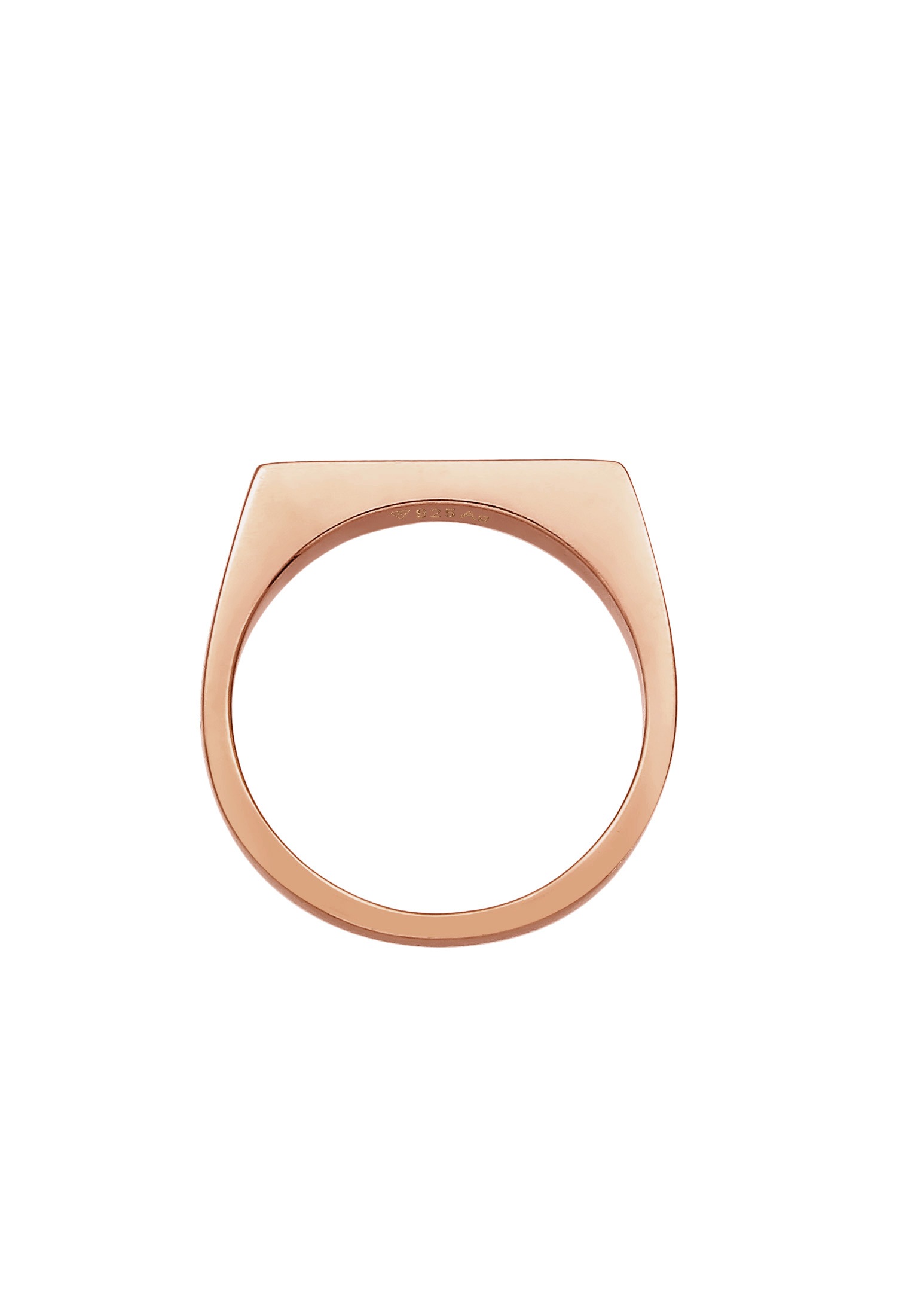 Elli Siegelring »Ring Siegelring Rechteck Pinky Ring 925 Silber«