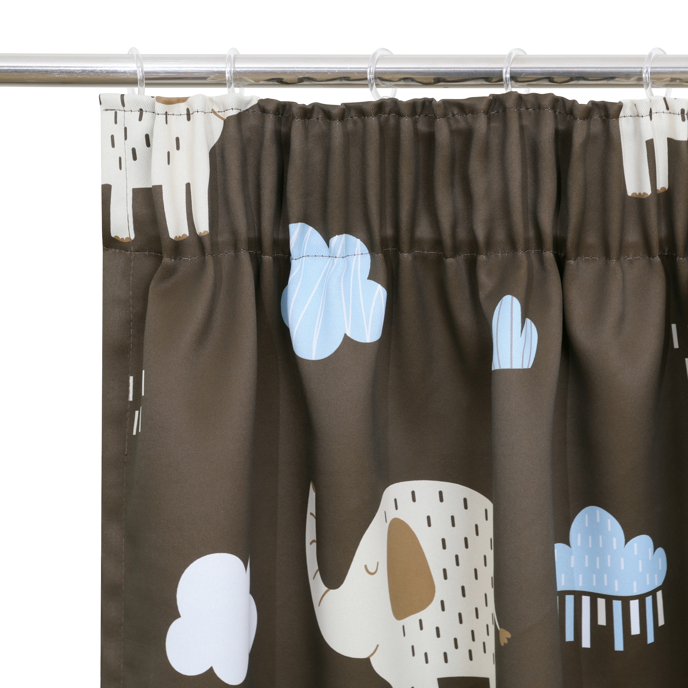 OTTO home Gardine »Maurrice« Multifunktionsband 1 Stk. tlg. Blickdicht, Multifunktionsband, Pflegeleicht, Elefanten Design