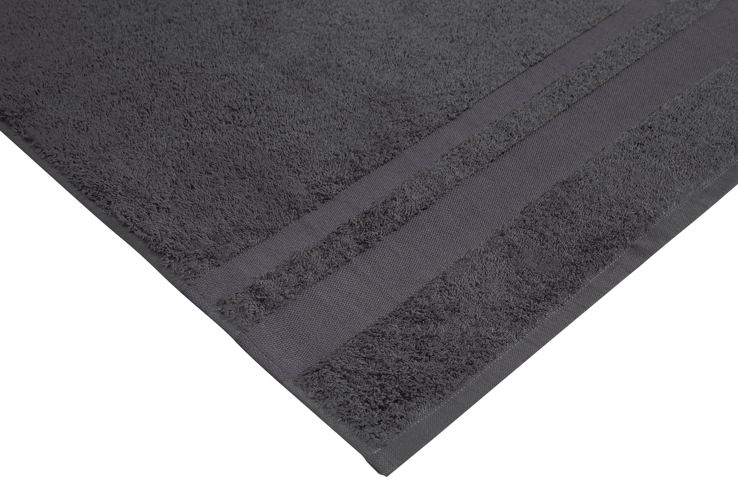 OTTO home Duschtücher »Vanessa, 4 Duschtücher, 70x140cm, in Standard- und Premium-Qualität« Handtücher mit Bordüre, 100% Baumwolle, einfarbig, weich