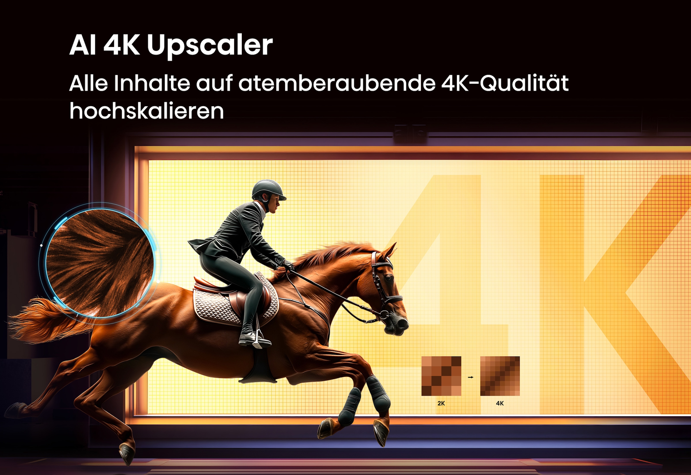 Hisense QLED-Fernseher »58E7S« 146 cm/58 ″ Smart-TV
