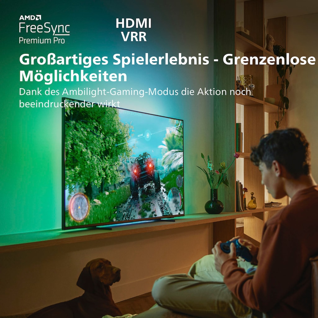 Philips LED-Fernseher »55PML9507/12«, 139 cm/55 Zoll, 4K Ultra HD, Android TV-Smart-TV